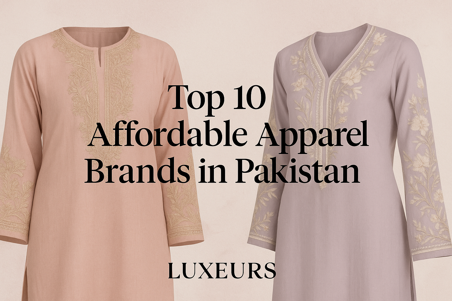 Top 10 Affordable Apparel Brands in Pakistan for 2025
