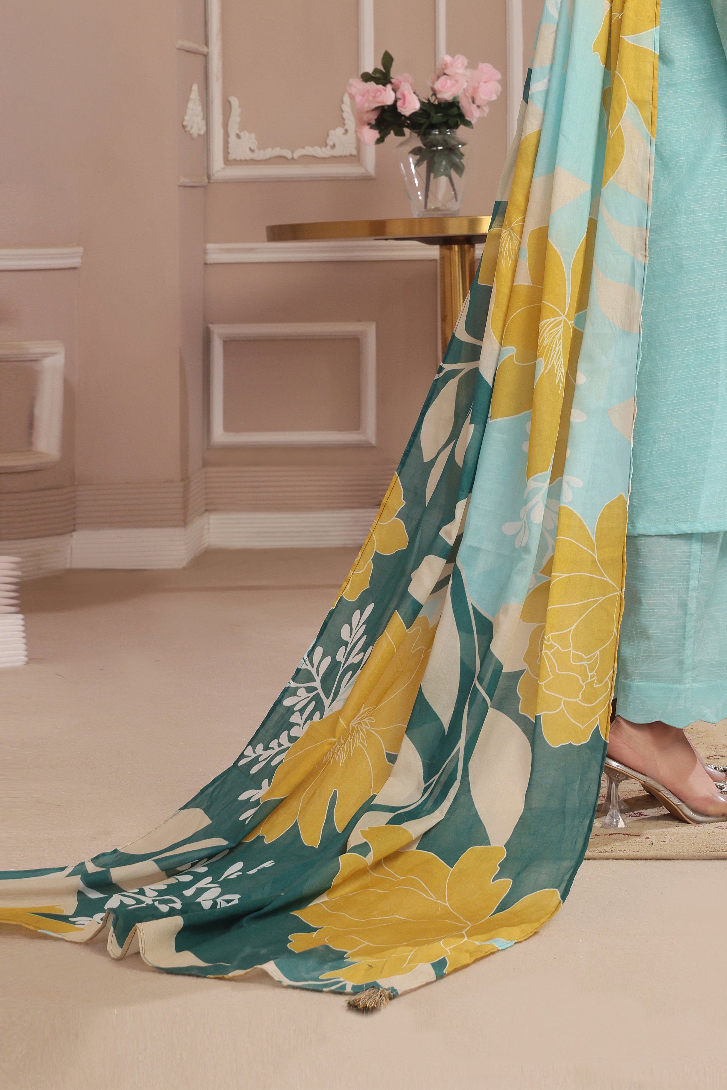 Affordable Luxury Pakistani Lawn Dress