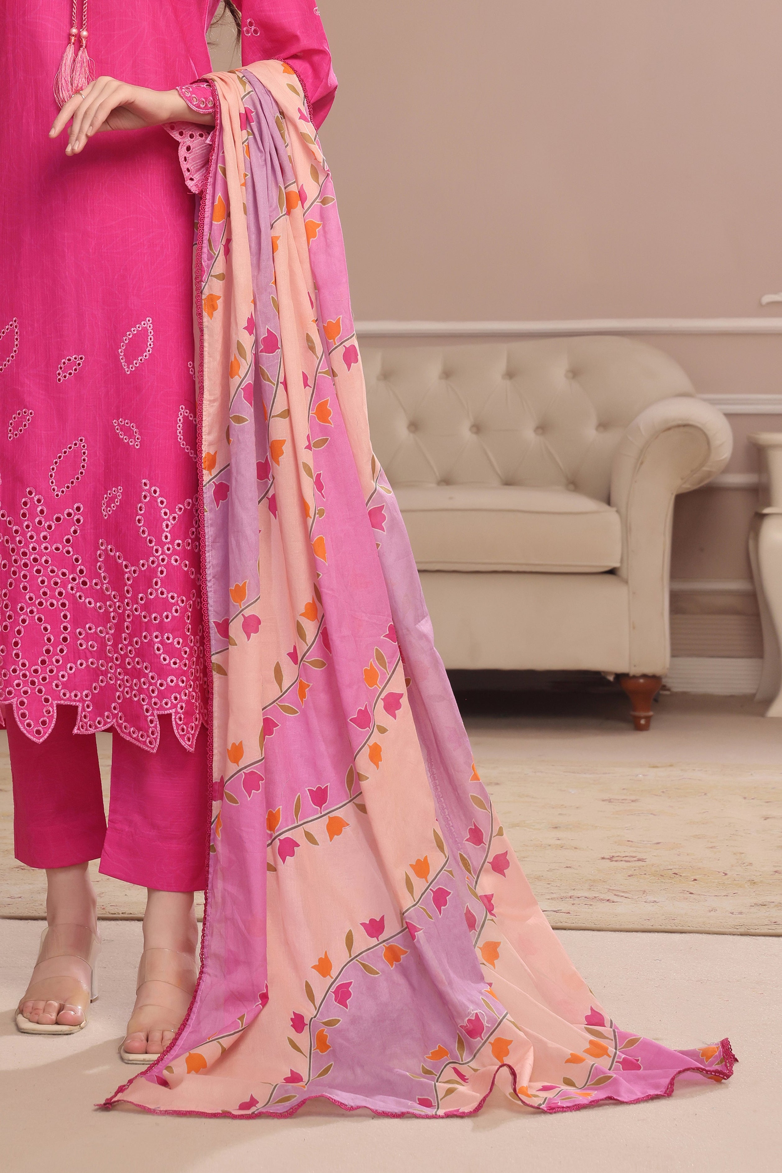 Affordable Luxury Pakistani Lawn Dress