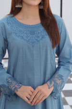 Load image into Gallery viewer, Luxeurs Khaddar Stitched Embroidered Dress