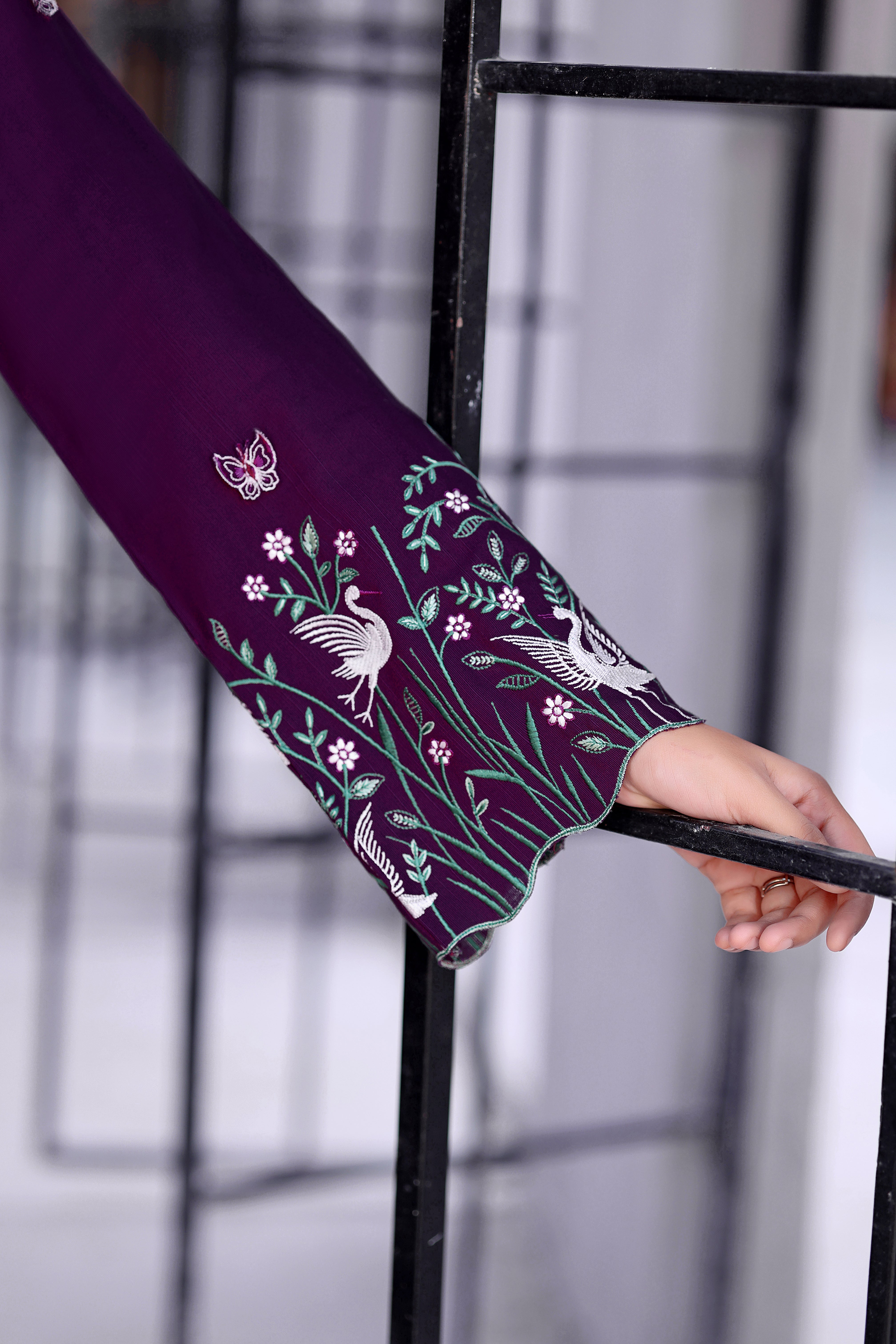 Slay khaddar Embroidered 2PC Dress