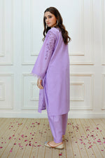 Load image into Gallery viewer, Lilac Schiffli Lawn 2PC Dress
