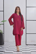 Load image into Gallery viewer, Luxeurs Khaddar Stitched Embroidered Dress