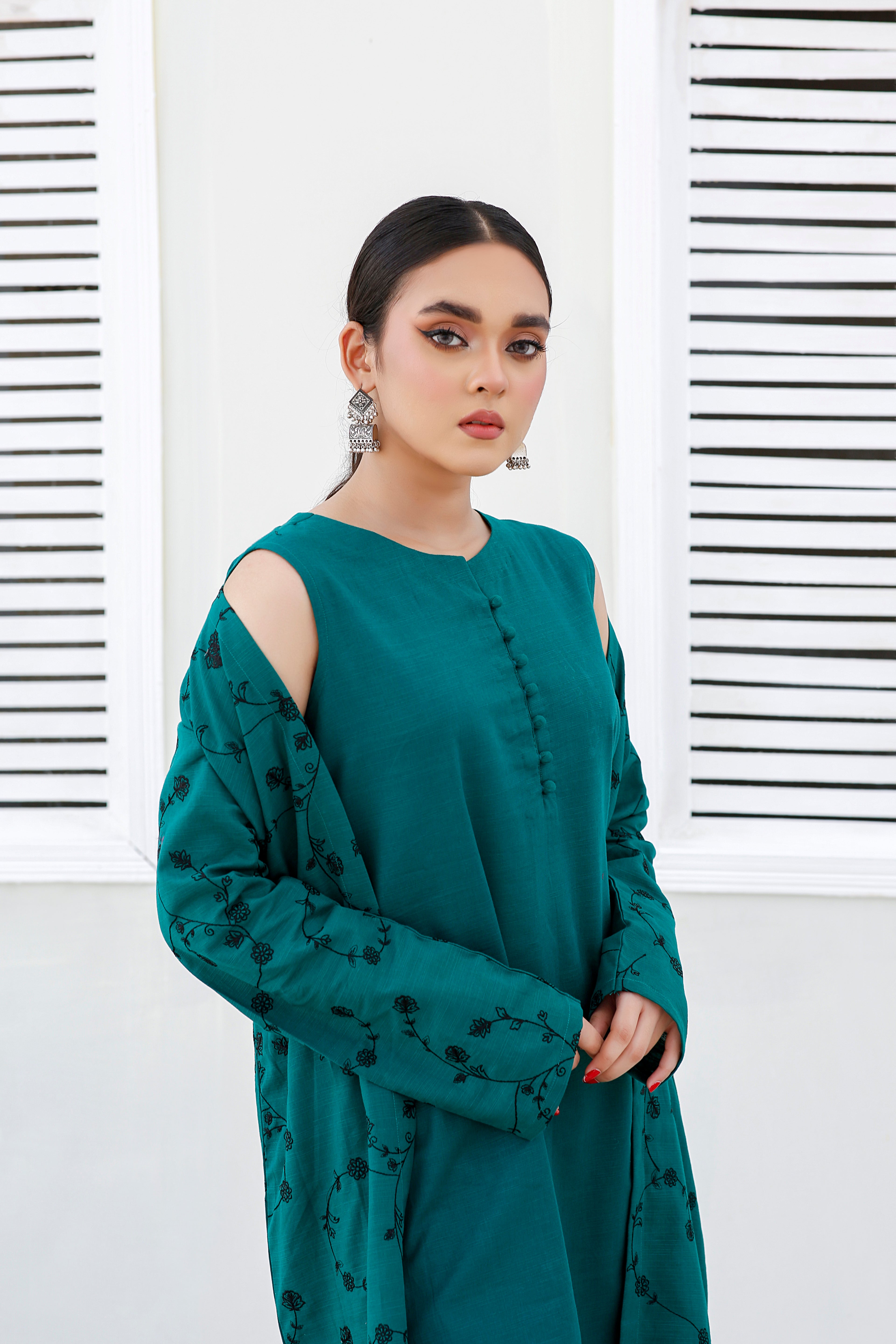 Luxeurs Embroidered Pakistani Ready to Wear Lawn Dress