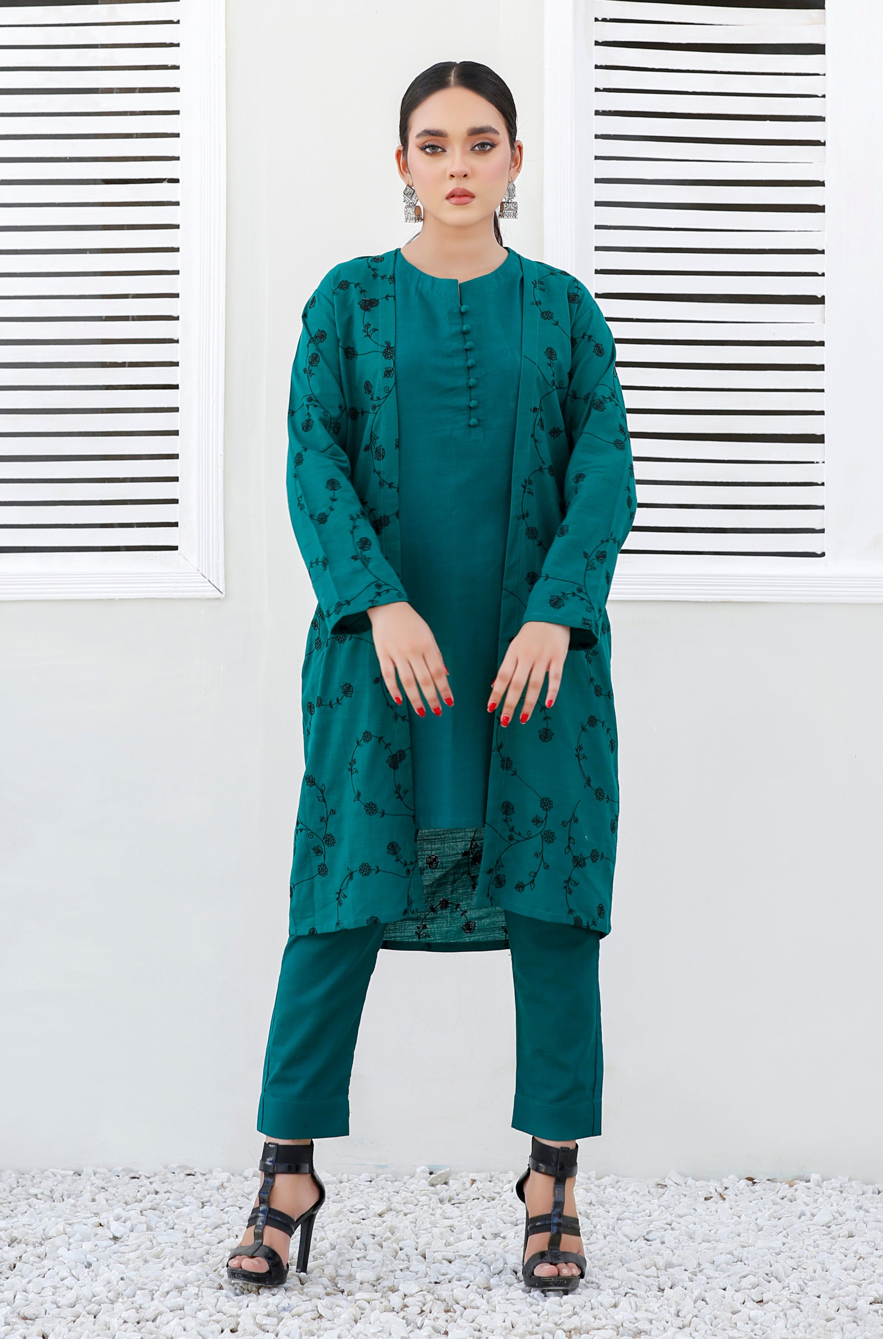 Luxeurs Embroidered Pakistani Ready to Wear Lawn Dress