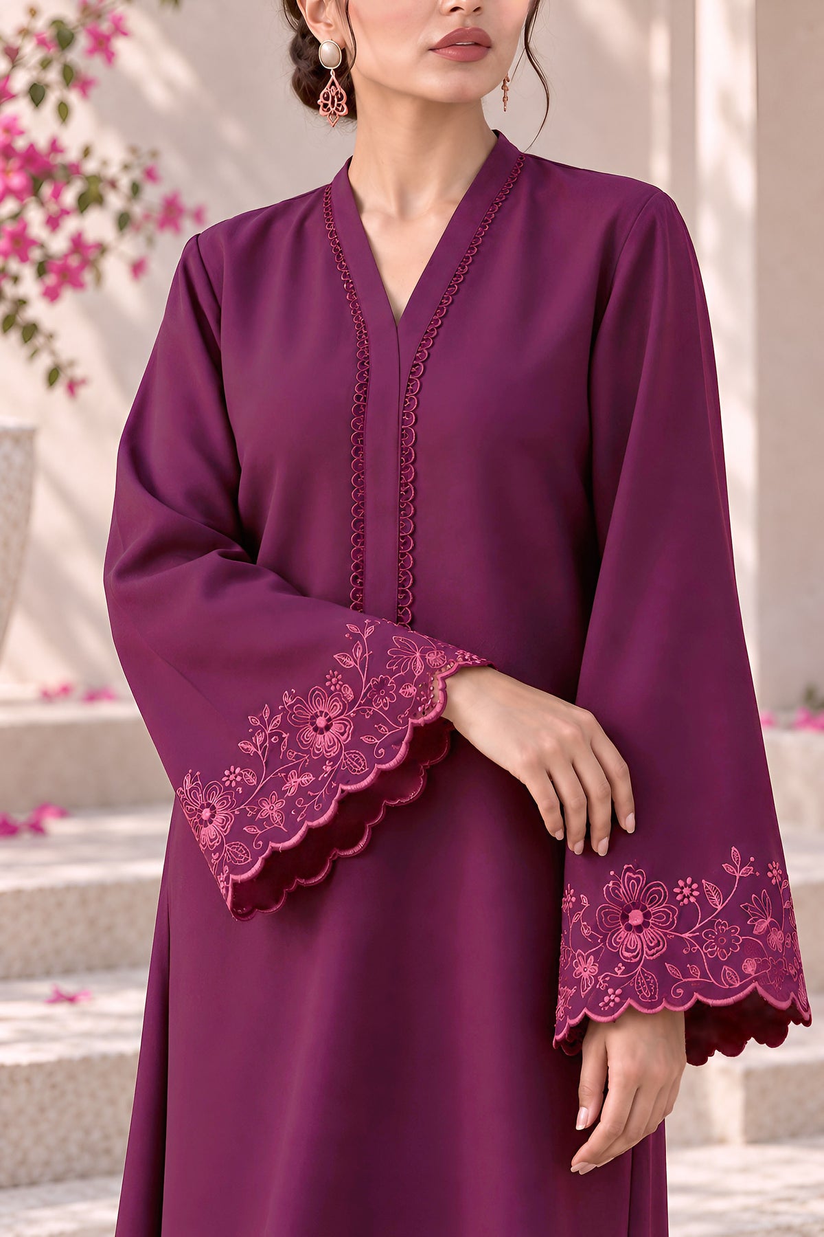 Berry Khaddar Co-ord