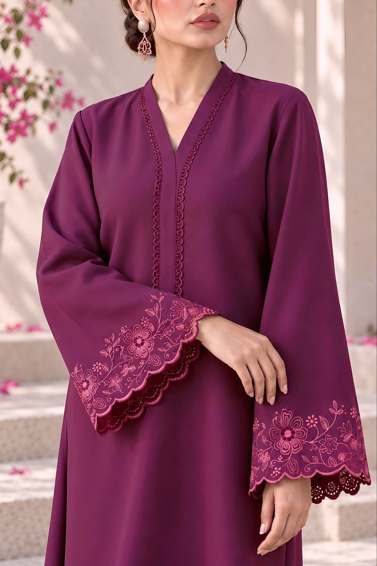 Berry Khaddar Co-ord