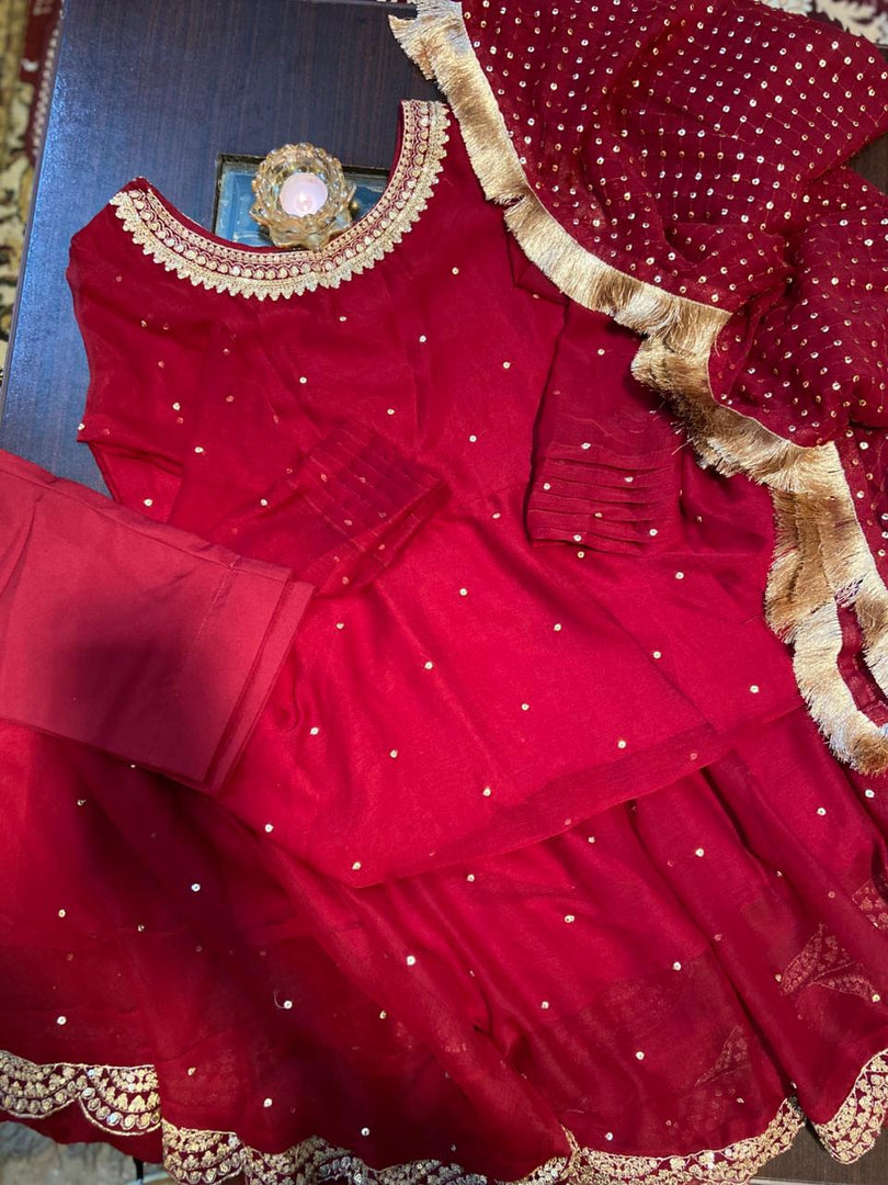 Luxeurs Affordable Embroidered Pakistani Lawn Dresses Size Chart