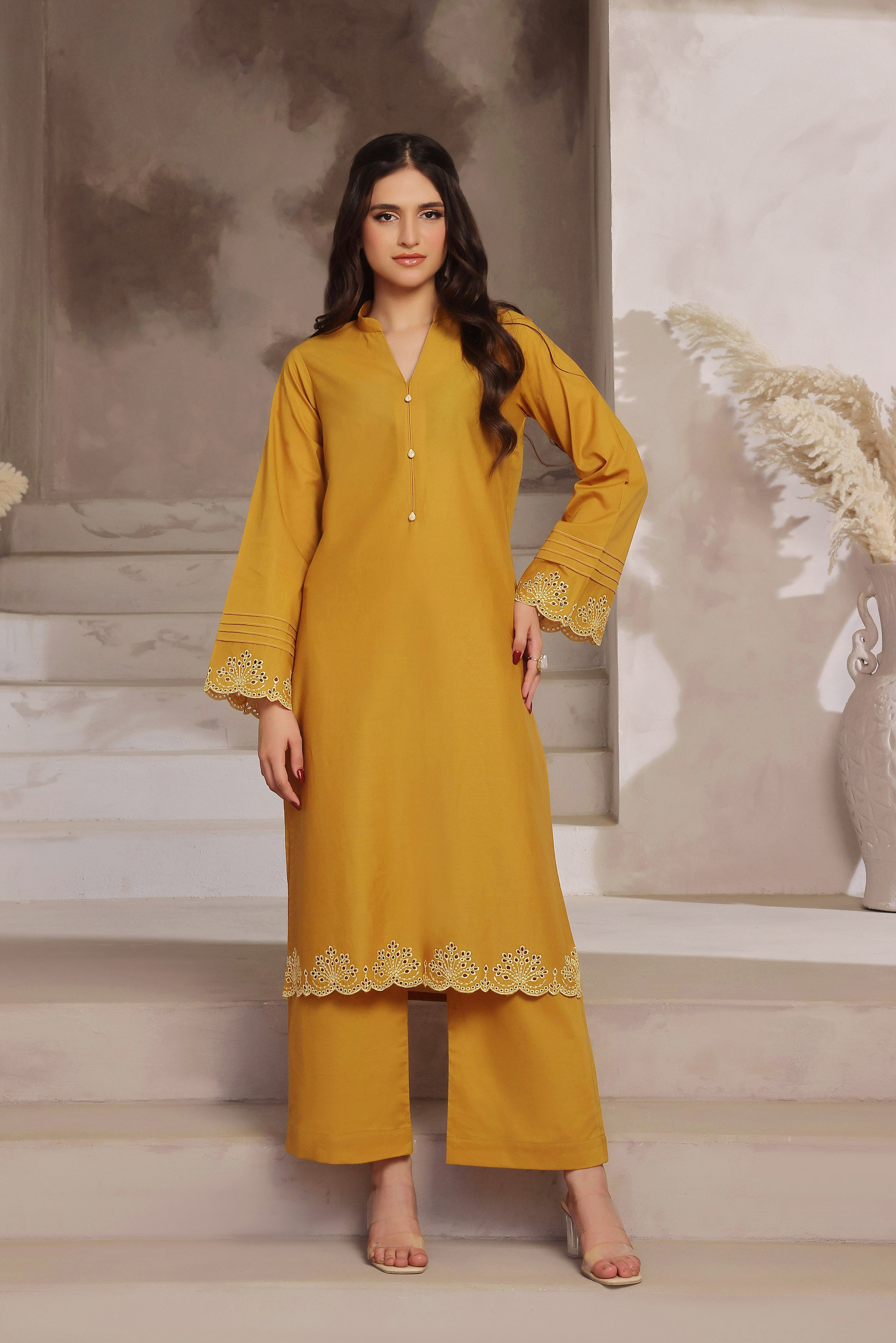 Dusk Embroidered Lawn 2PC Dress