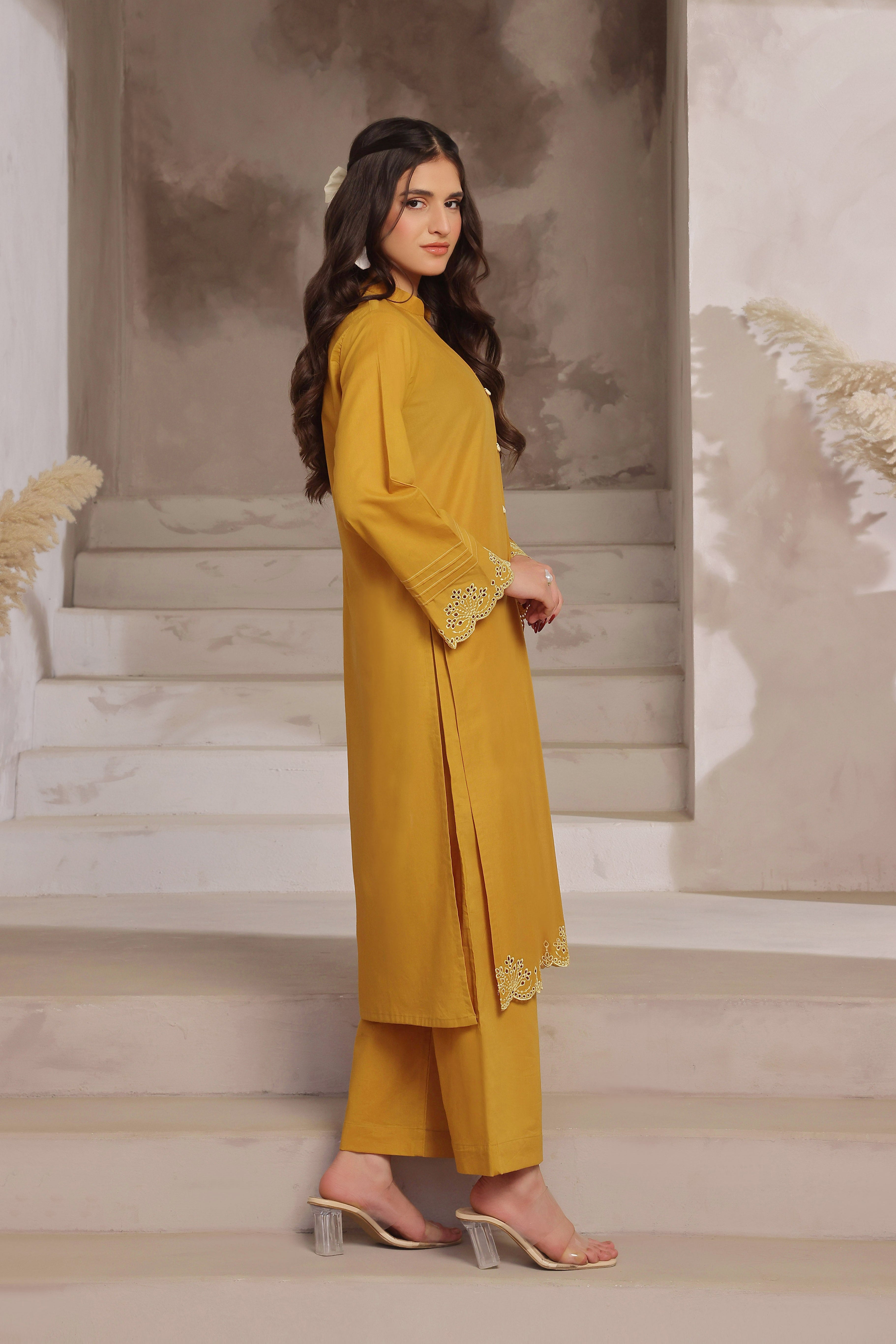 Dusk Embroidered Lawn 2PC Dress