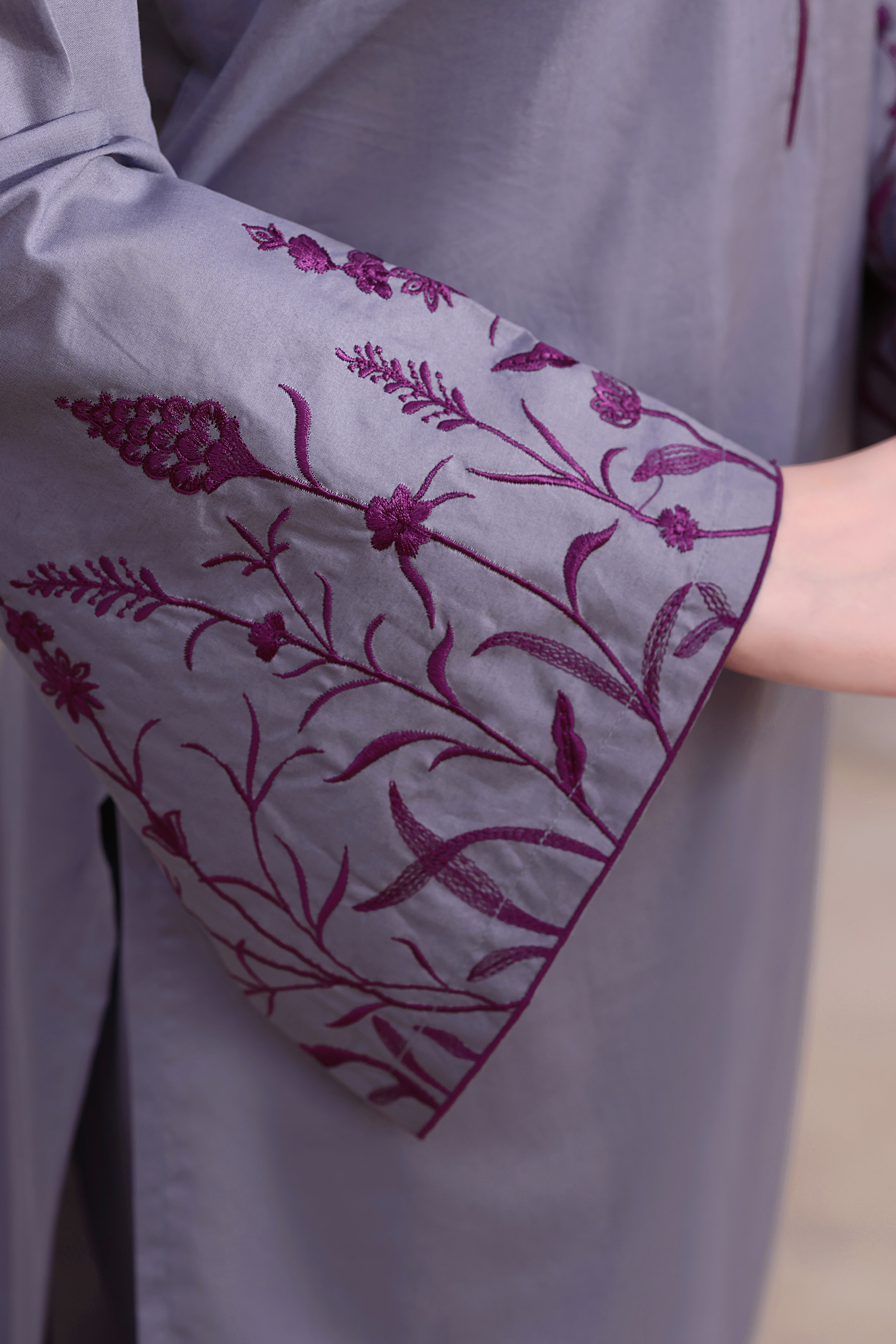 Ella Embroidered 3PC Lawn Dress