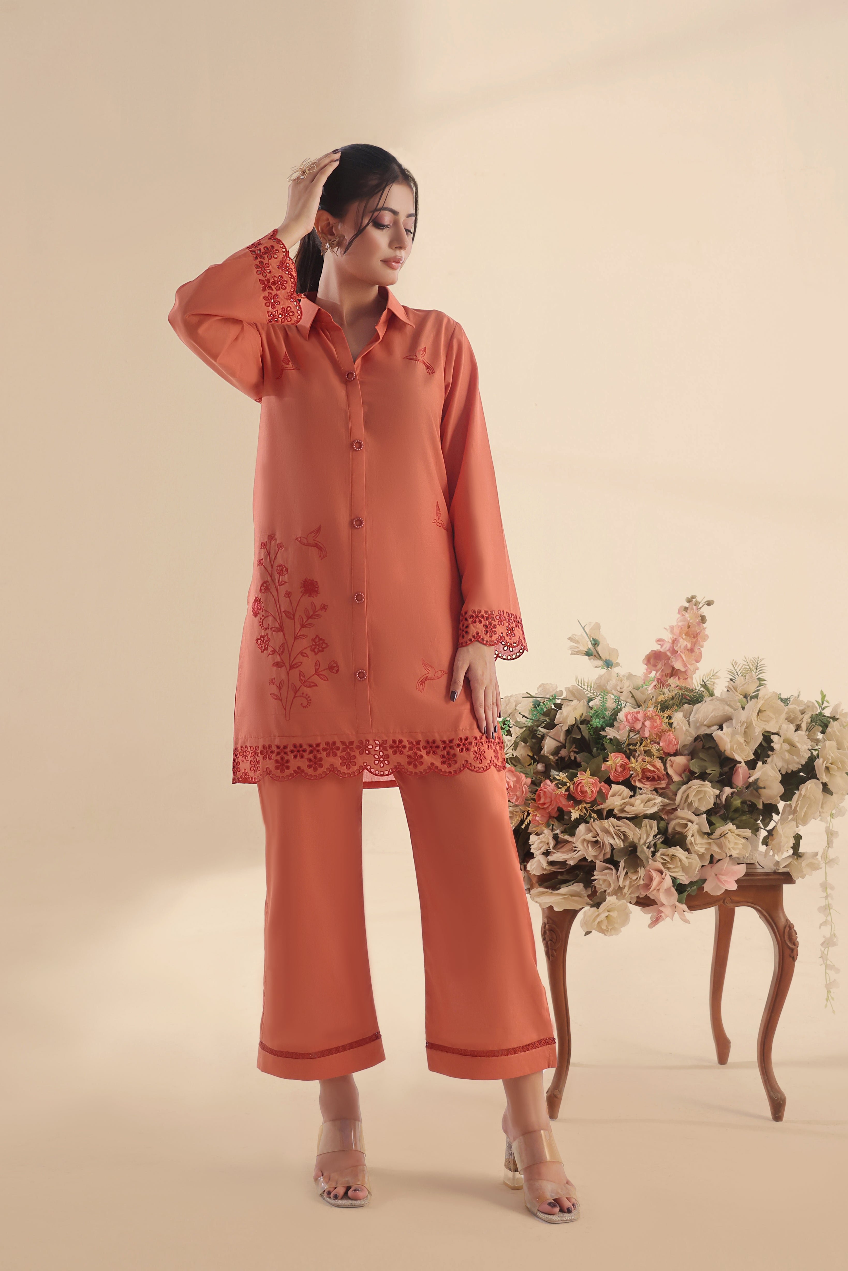 Ember Embroidered Lawn 2PC Dress