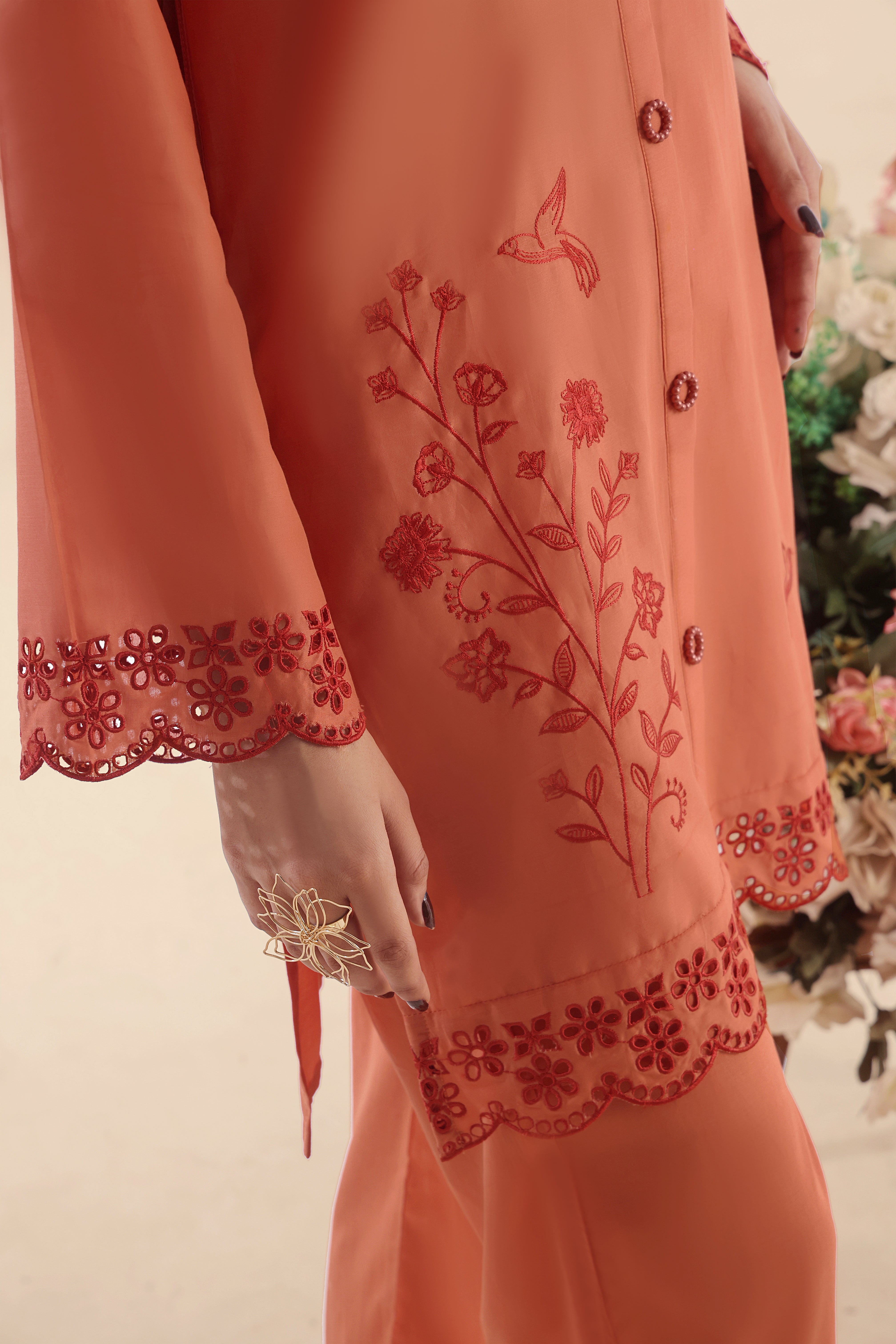 Ember Embroidered Lawn 2PC Dress