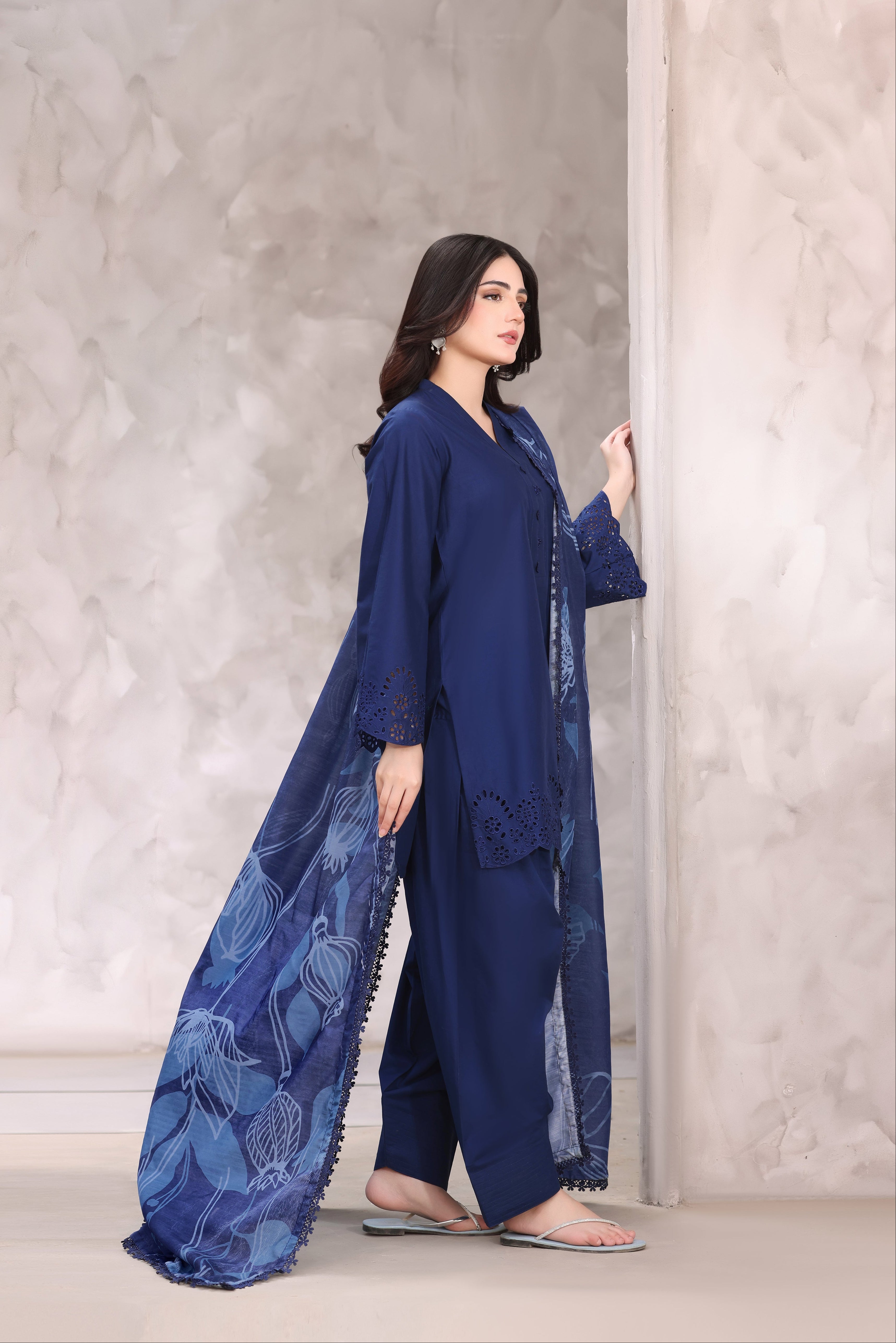 Highness Embroidered 3PC Lawn Dress