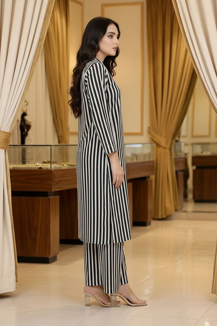 Stripes Printed Co-ord Set