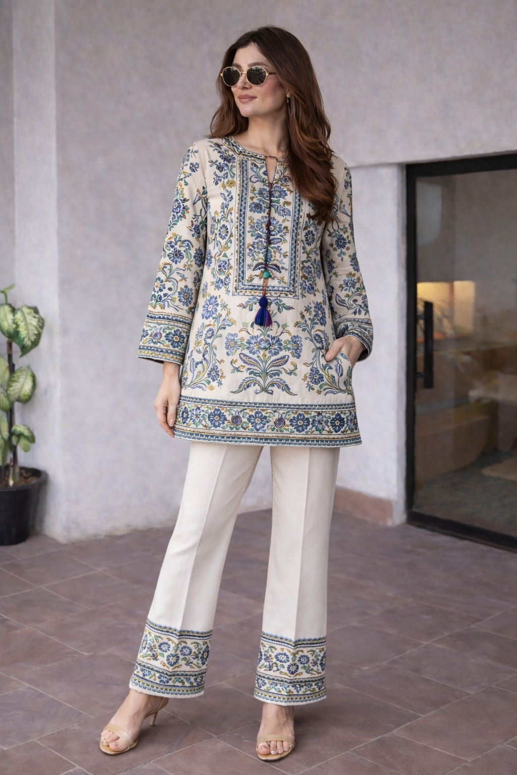 Printed Co-Ord Set L03