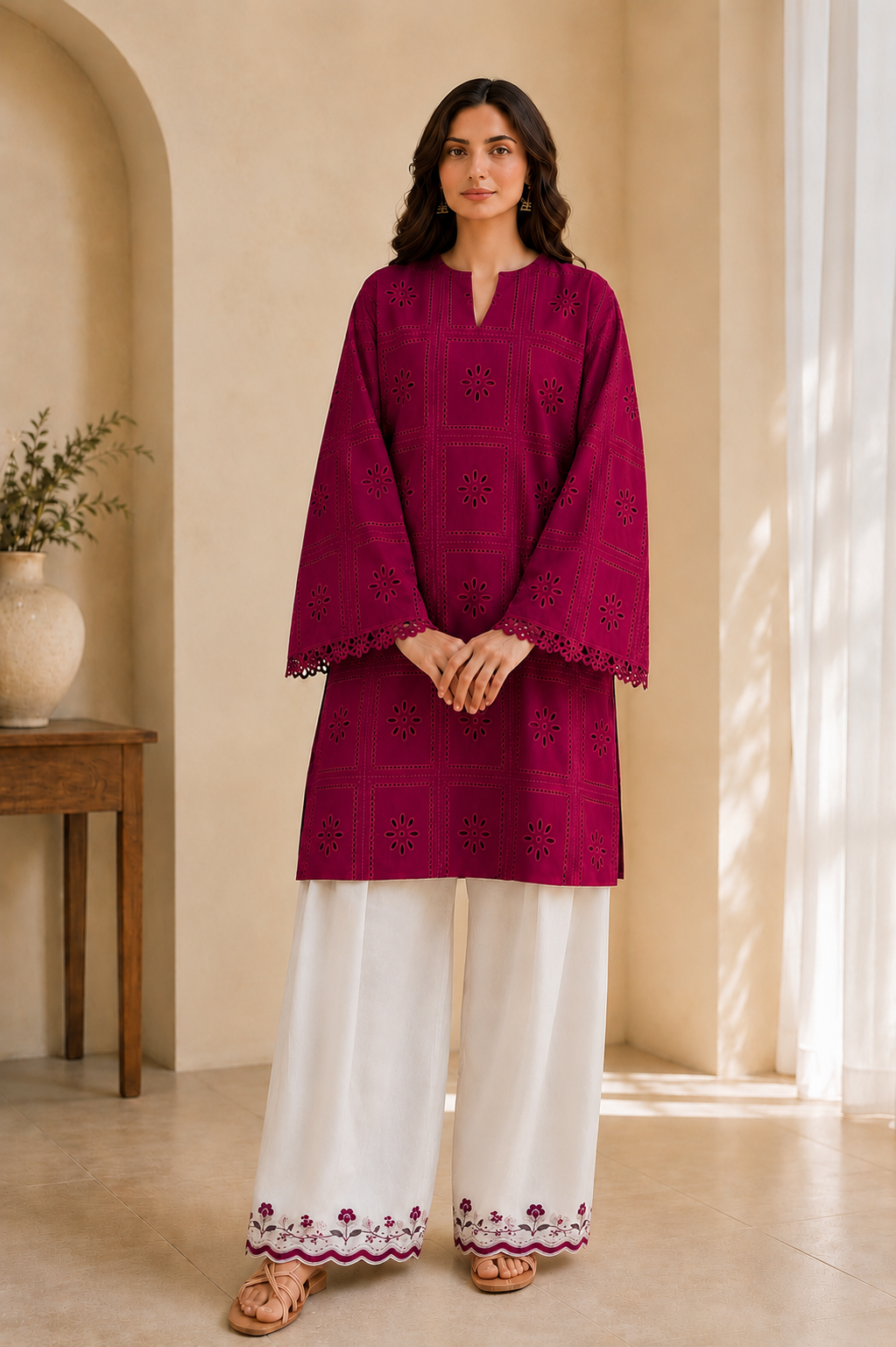 Gulnaar Embroidered 2PC