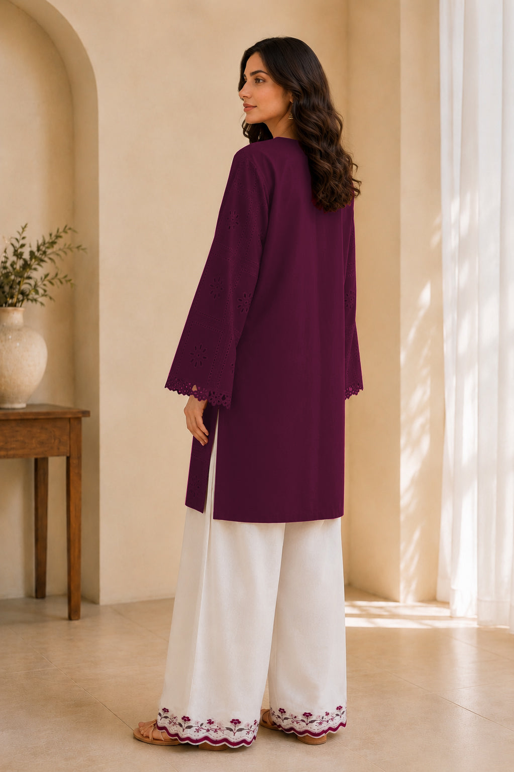 Gulnaar Embroidered 2PC