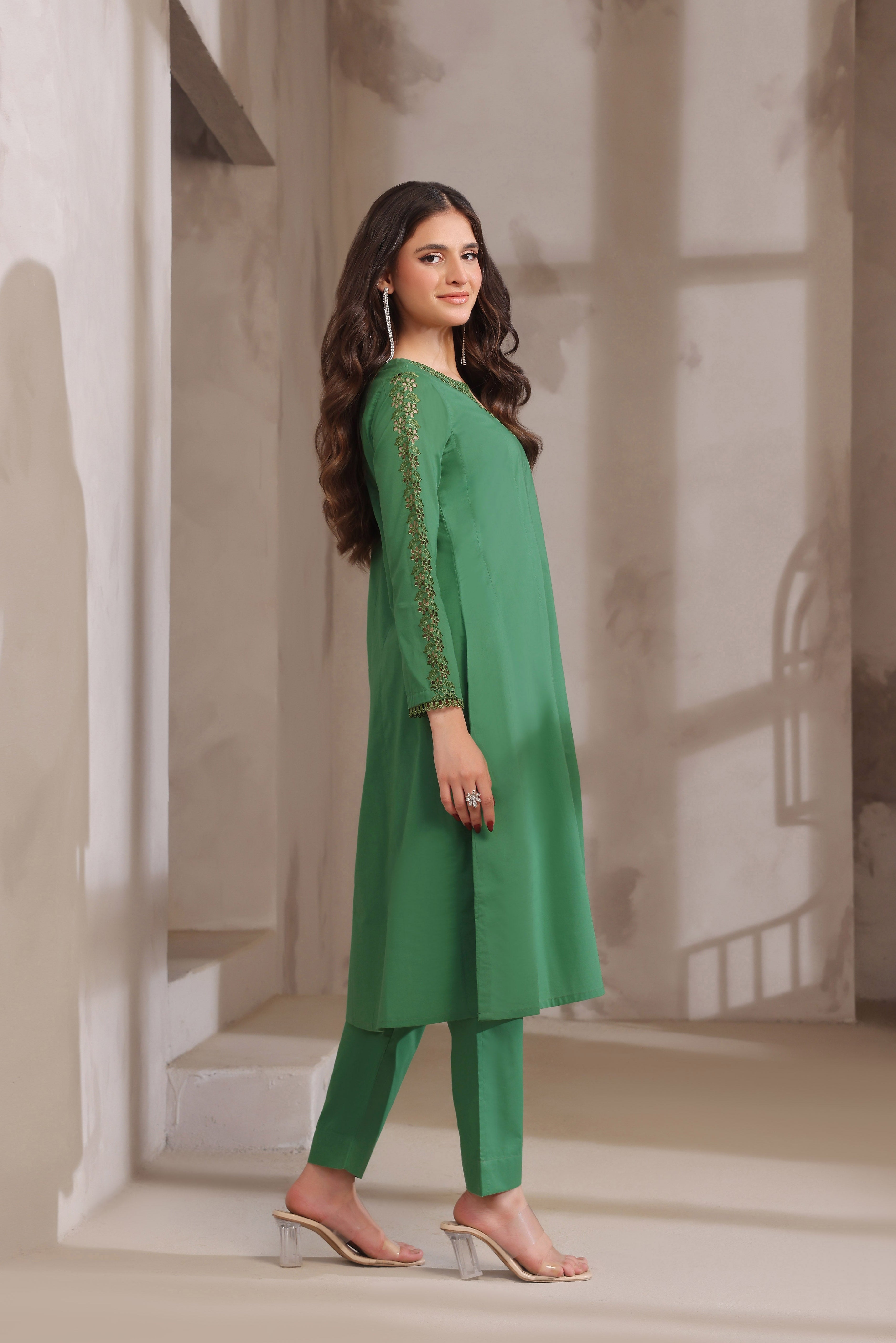 Jasmine Embroidered Lawn 2PC Dress