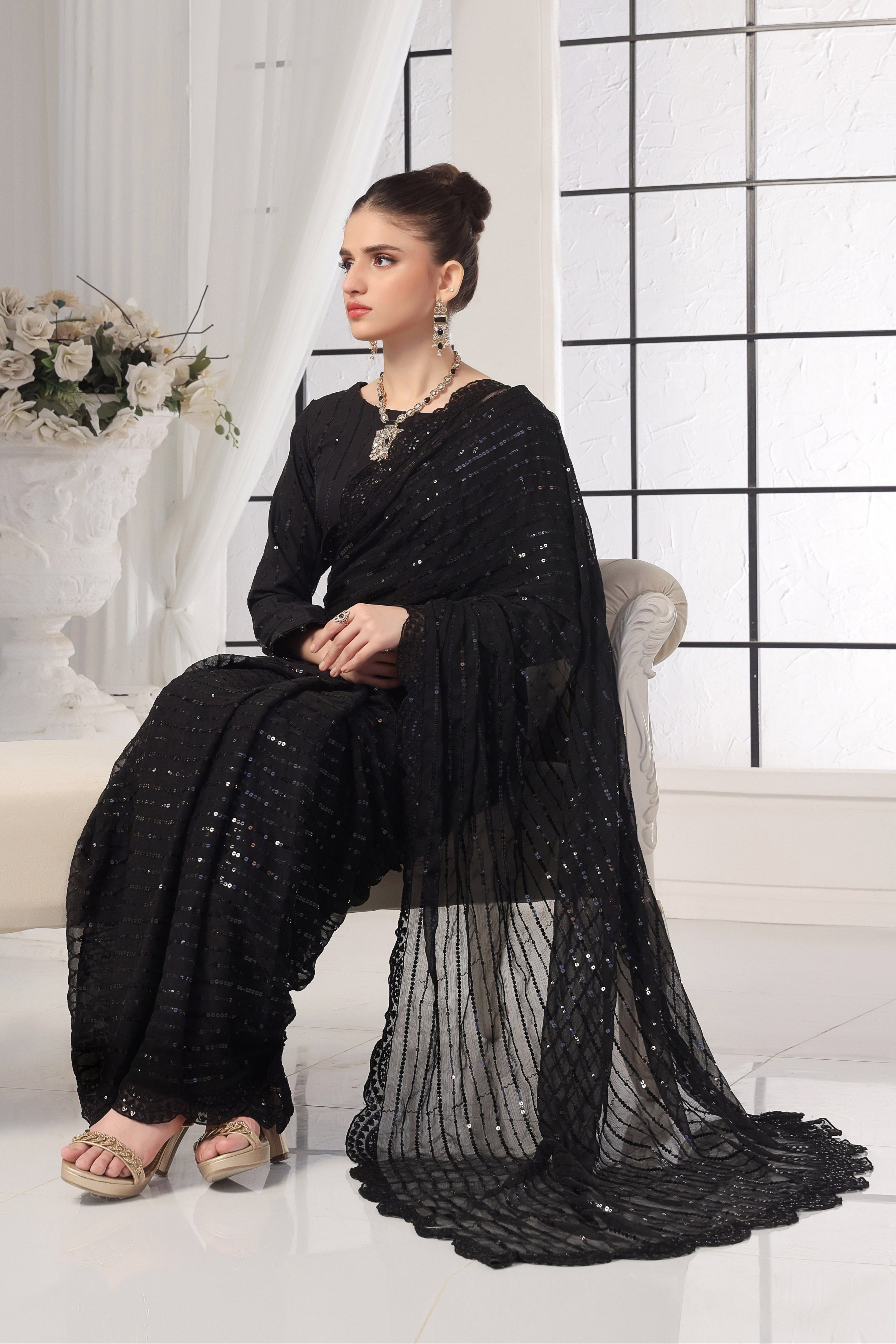 Luxeurs Affordable Embroidered Pakistani Lawn Dresses Size Chart