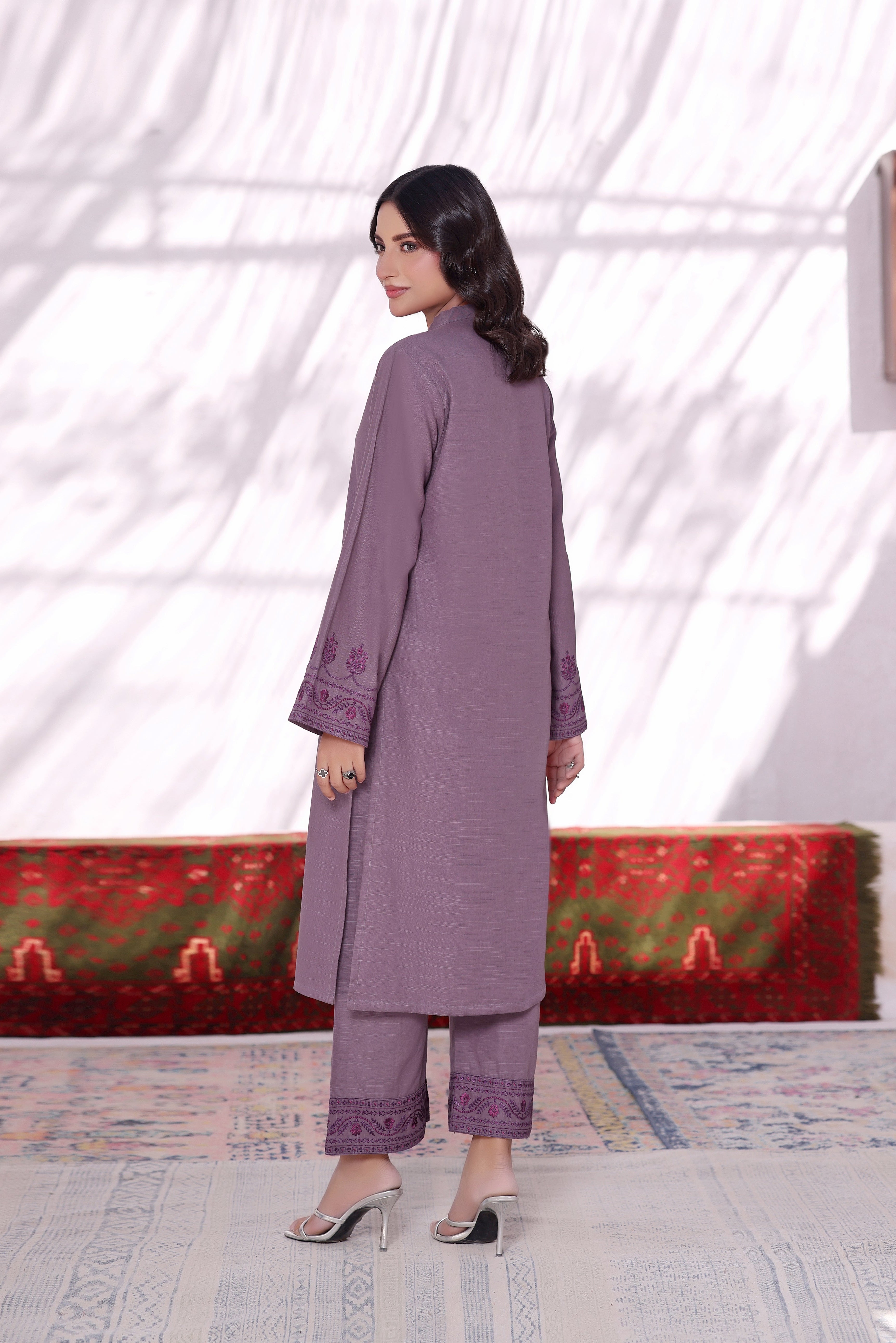 Blossom khaddar Embroidered 2PC Dress