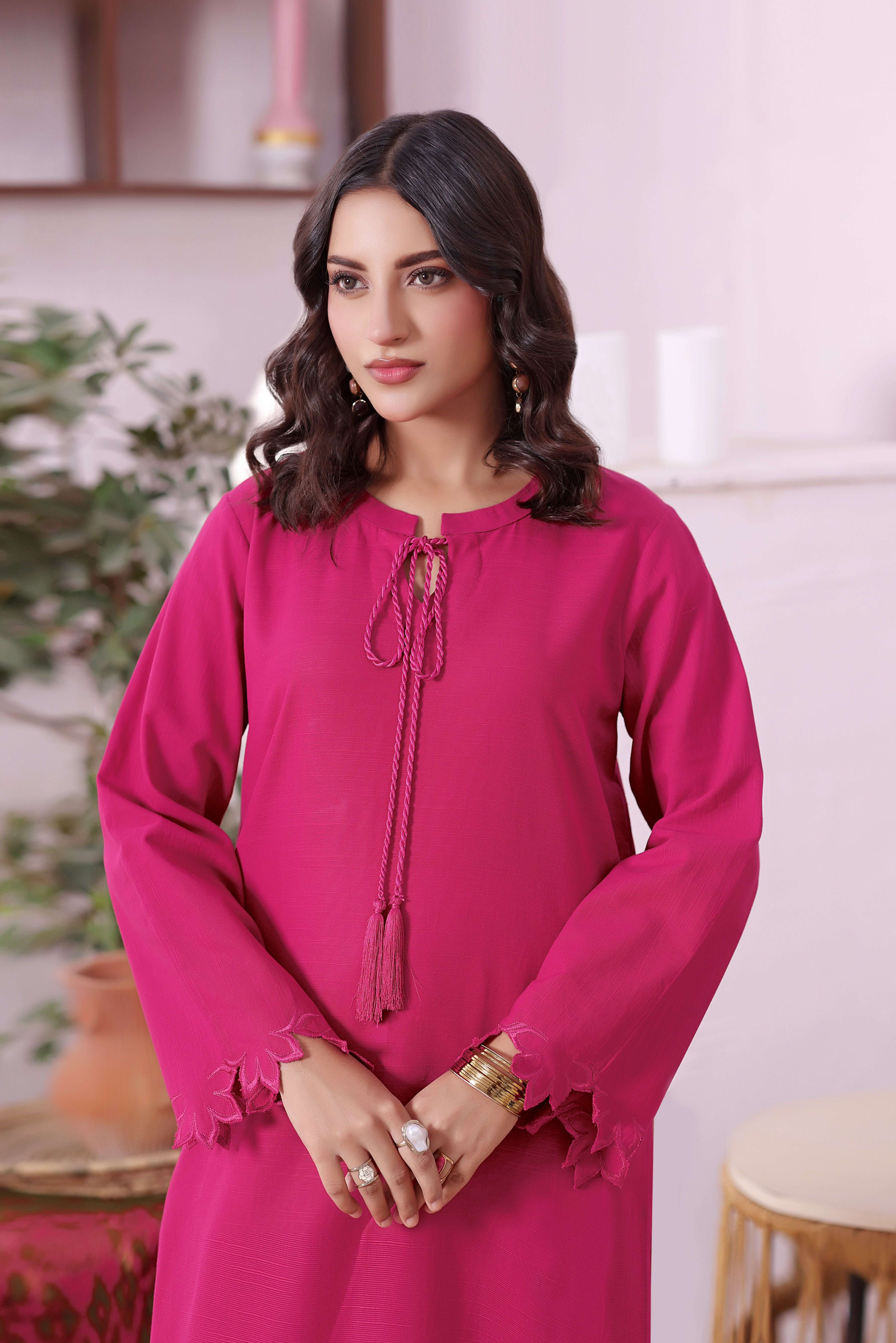 Bonita khaddar Embroidered 2PC Dress