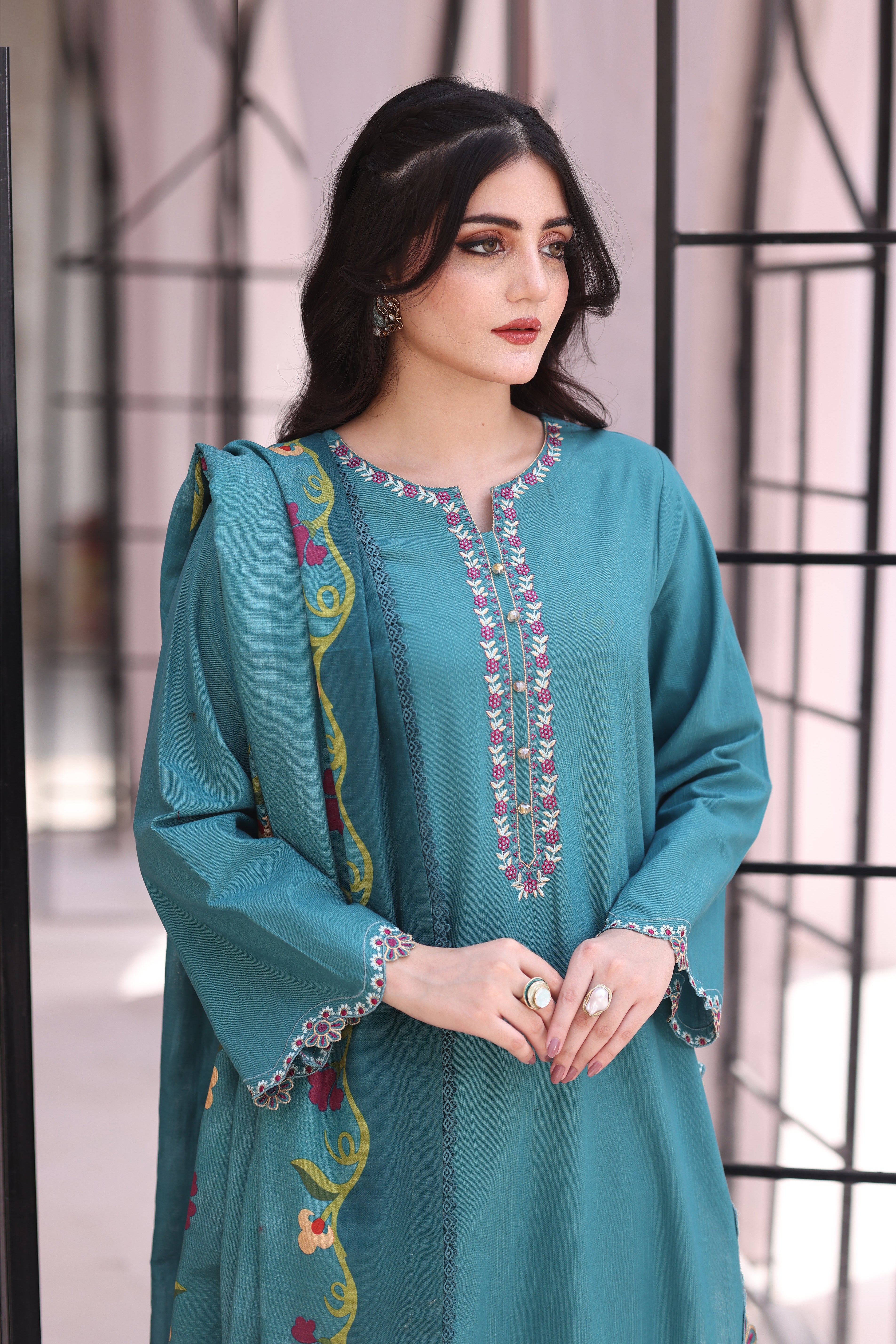 Gem Khaddar 3PC Dress