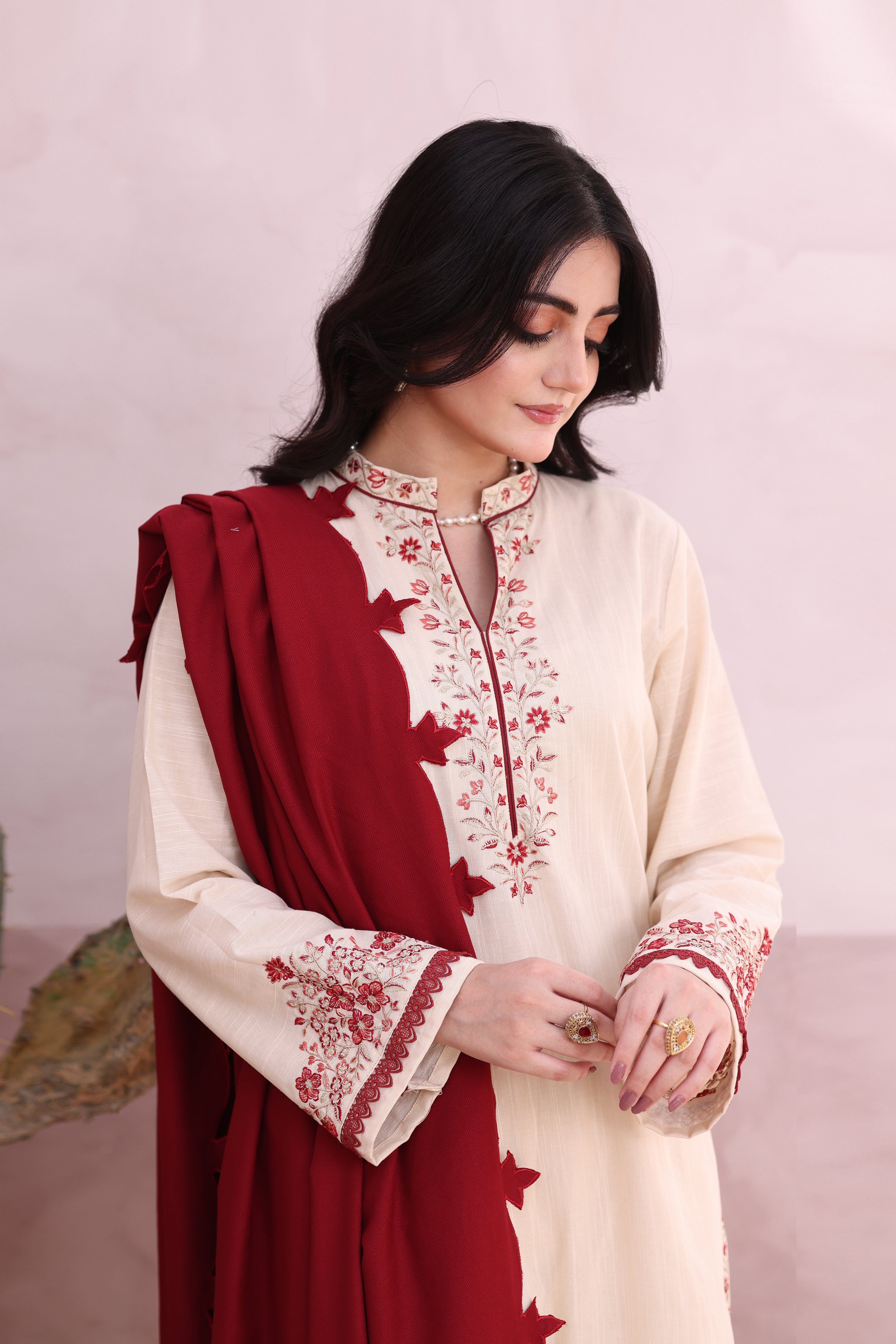 Grace Khaddar 3PC Dress