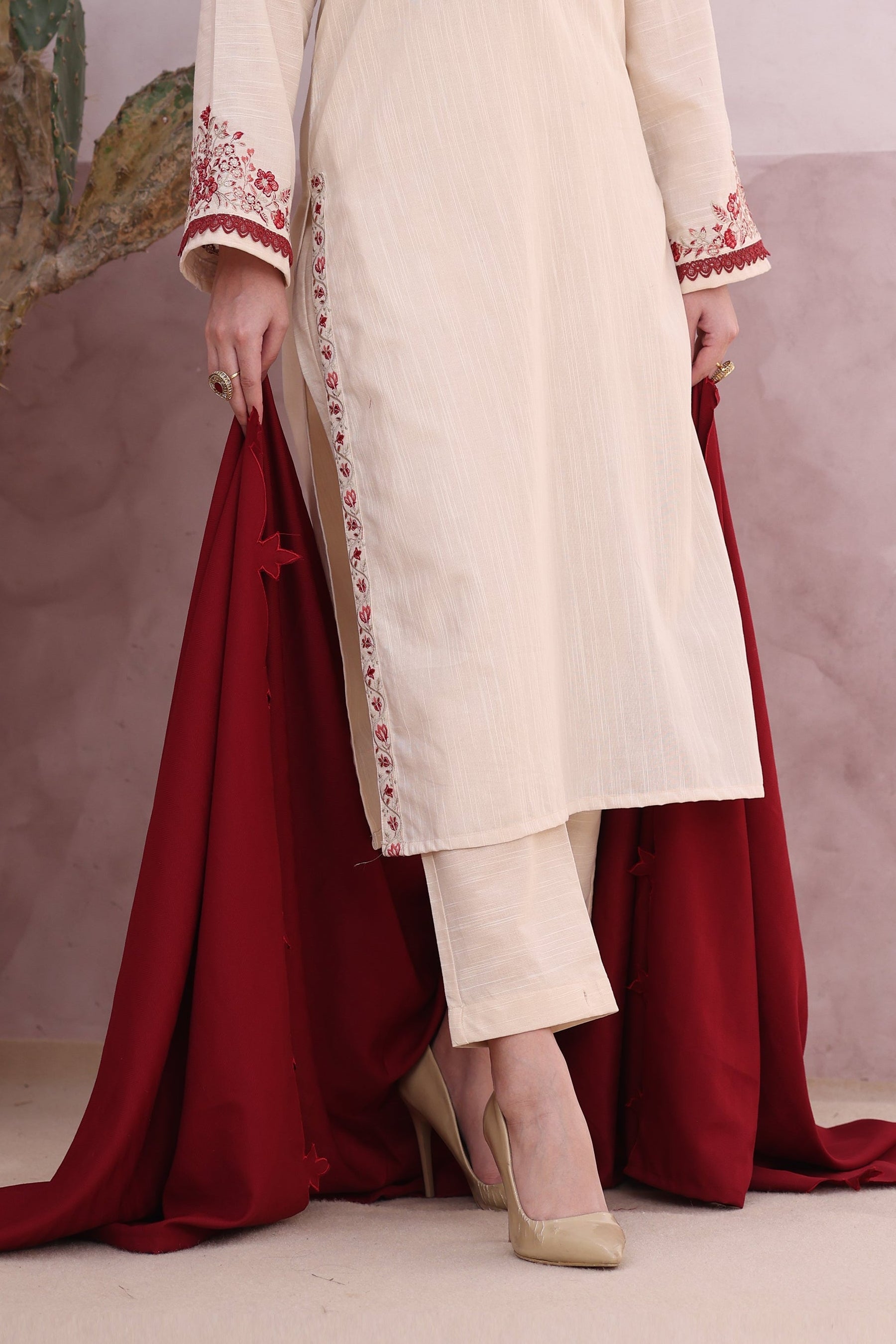 Grace Khaddar 3PC Dress