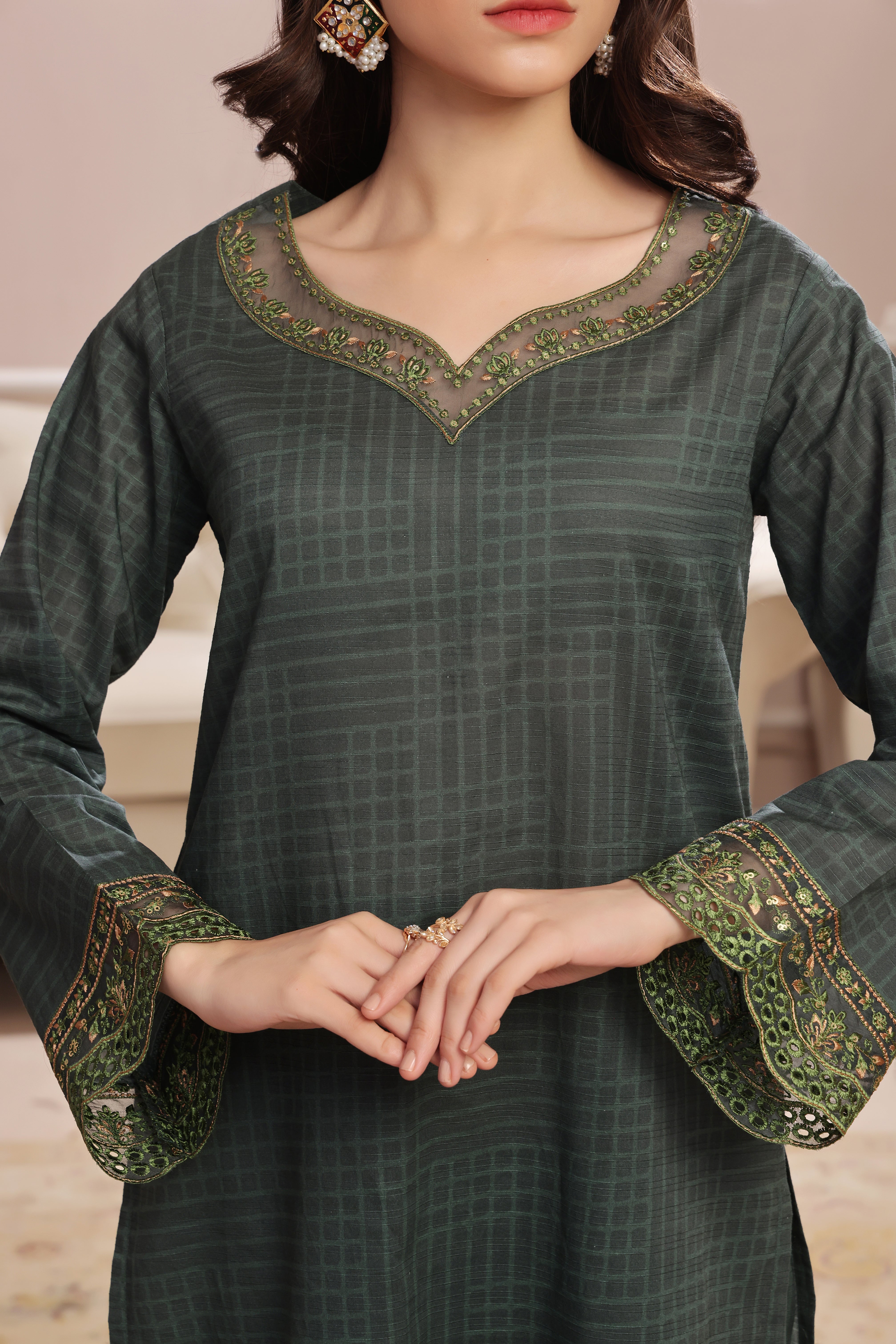Juliet Embroidered 3PC Lawn Dress
