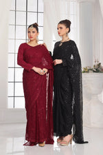 Load image into Gallery viewer, Luxeurs Affordable Embroidered Pakistani Lawn Dresses Size Chart
