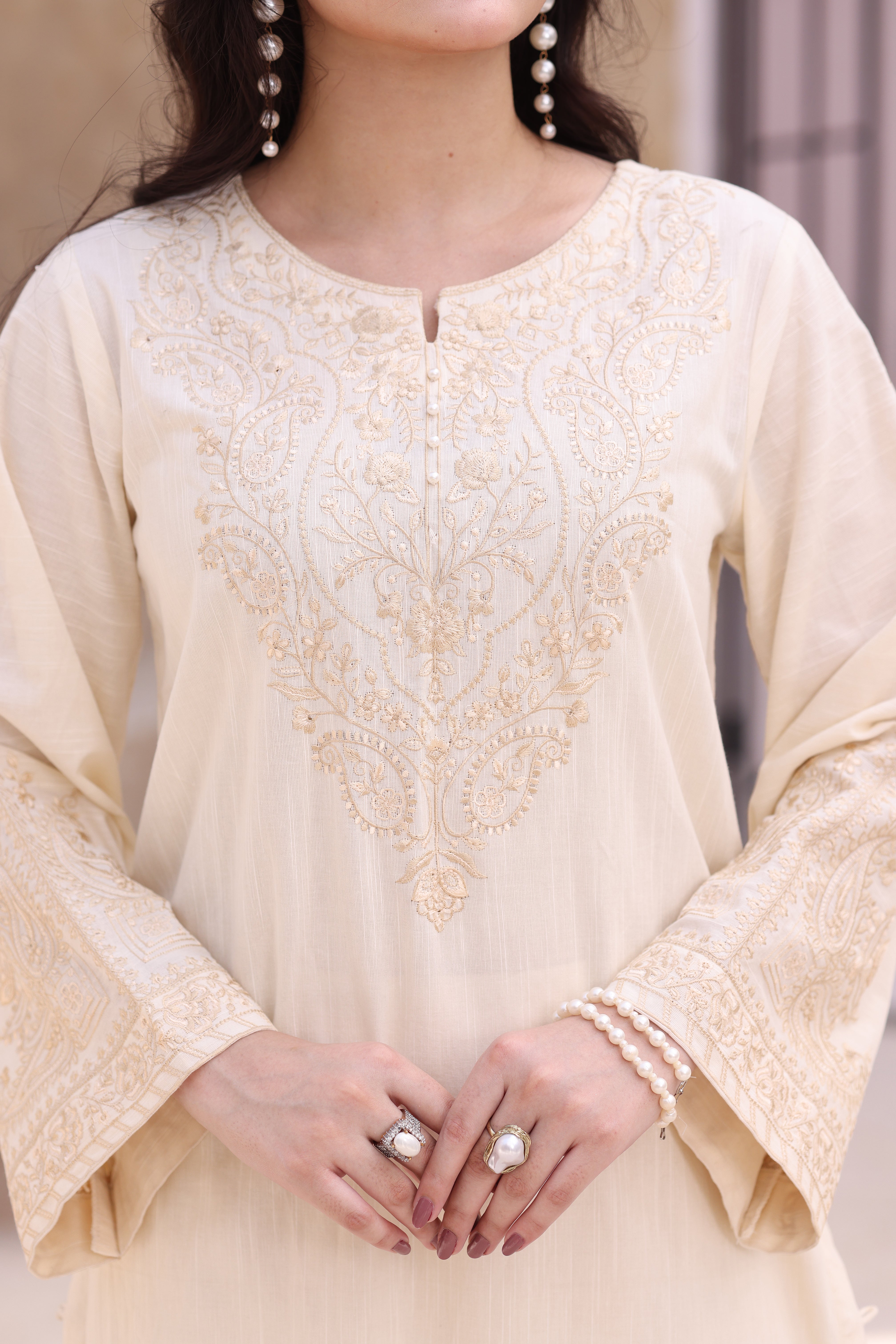 Pearl Khaddar 3PC Dress