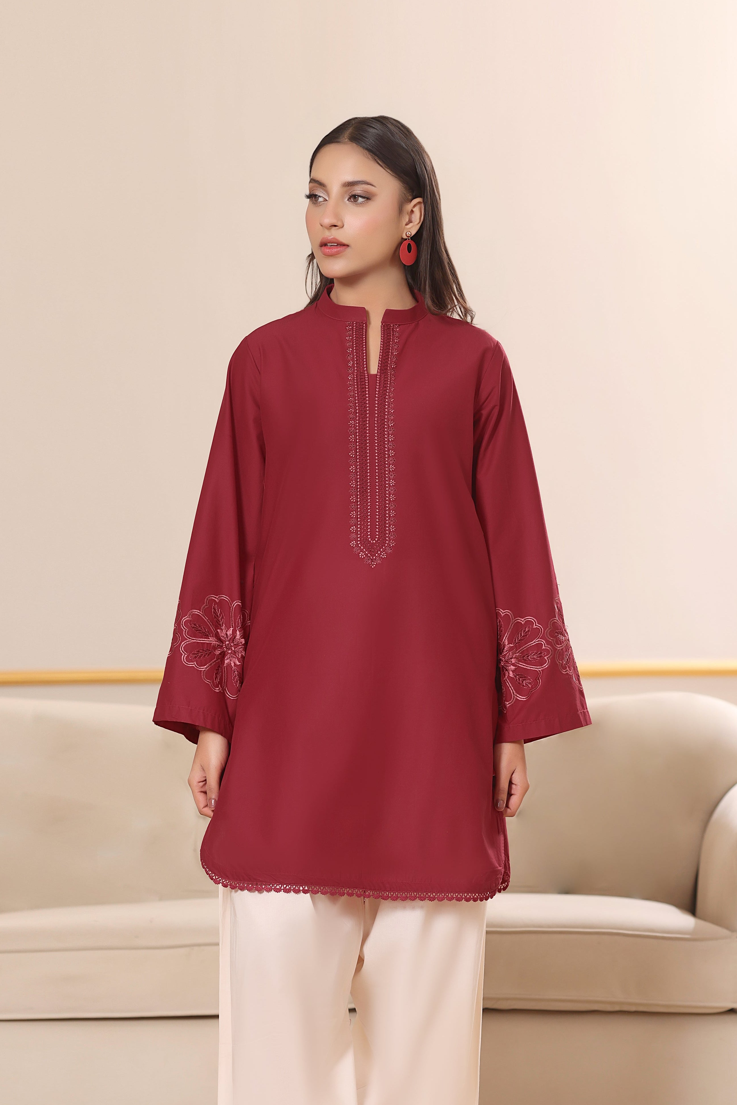 Rosebud Embroidered 2PC