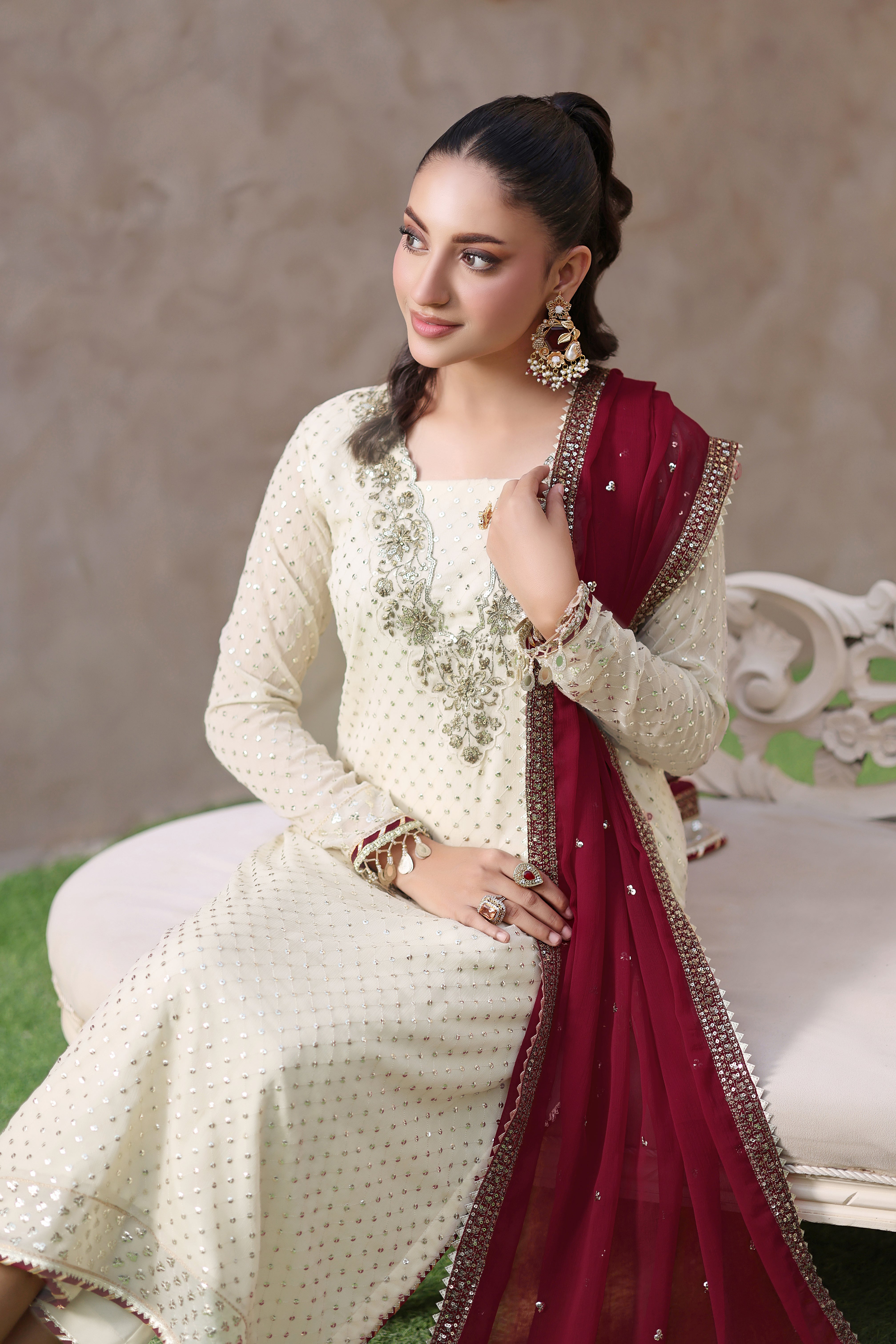 Tabeer Chiffon 3PC Formal Dress