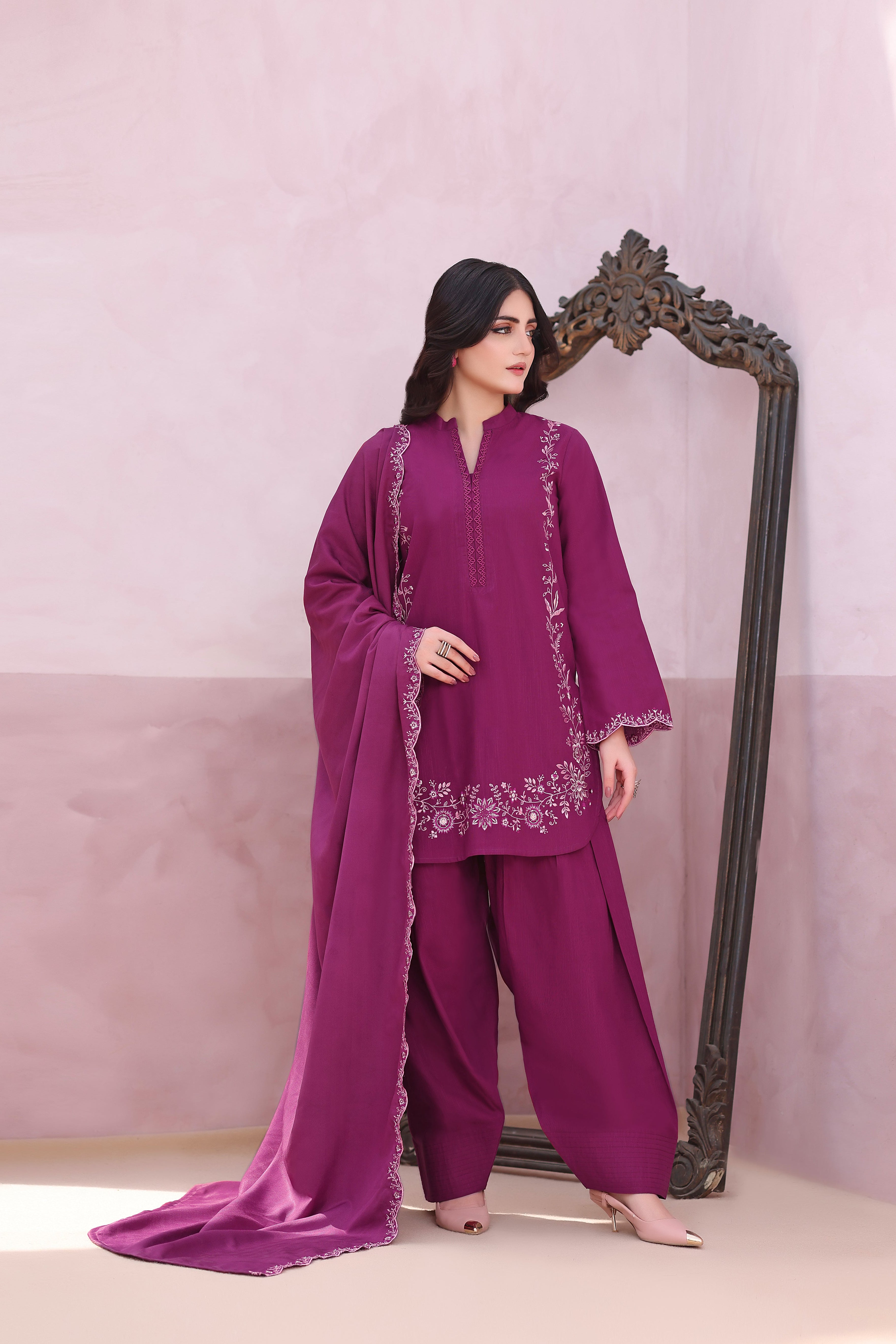 Ayra Khaddar 3PC Dress