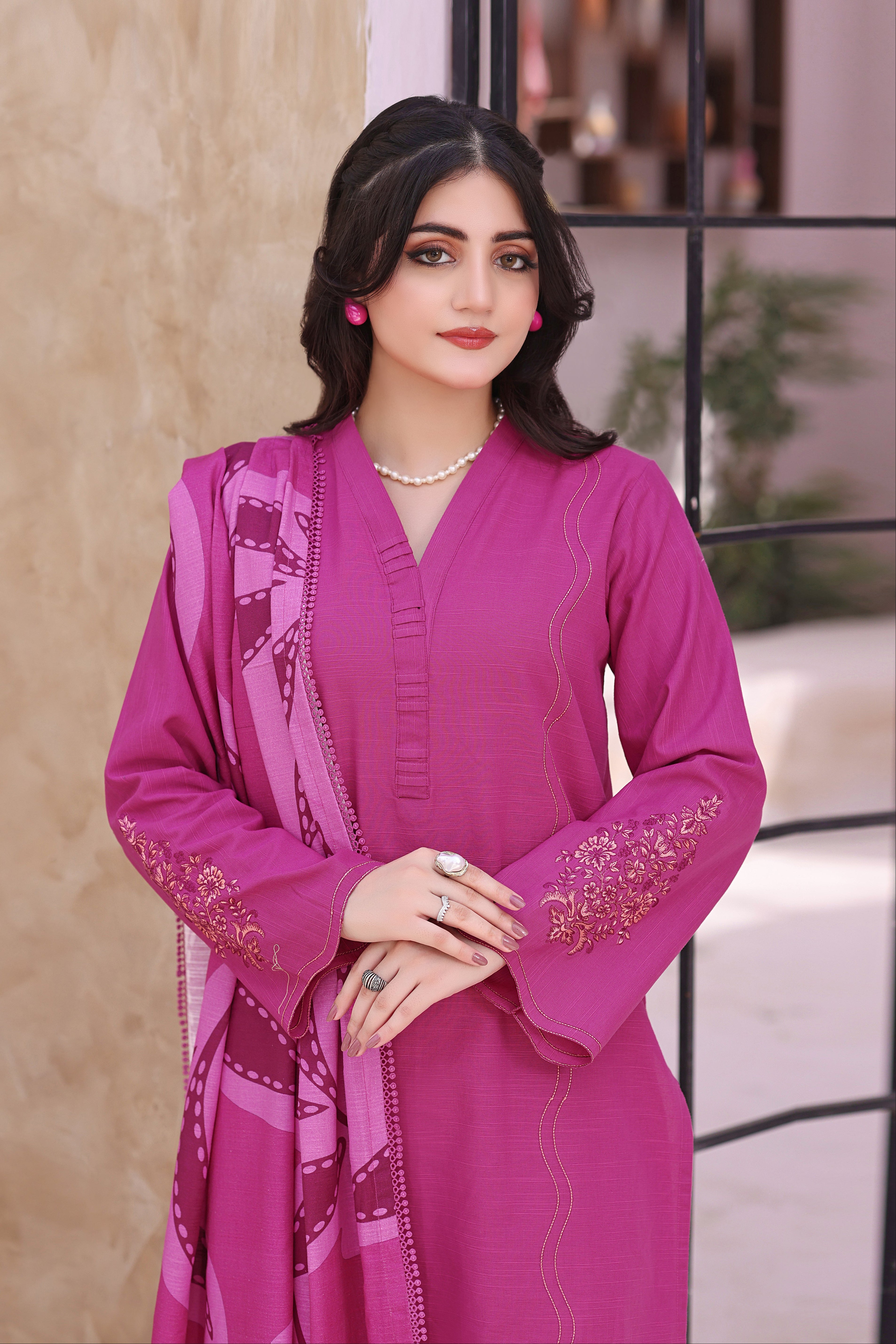 Barbie Khaddar 3PC Dress