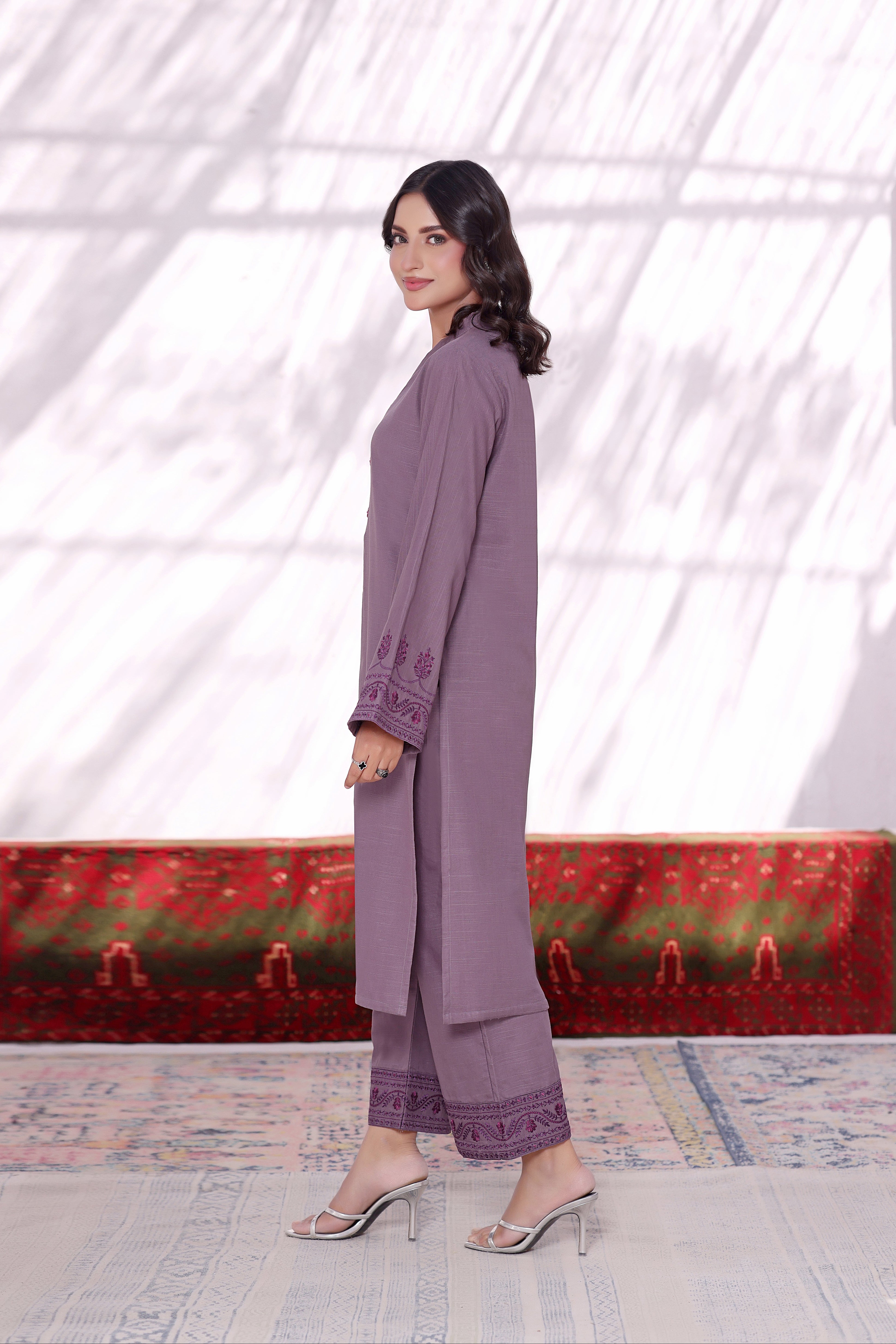 Blossom khaddar Embroidered 2PC Dress