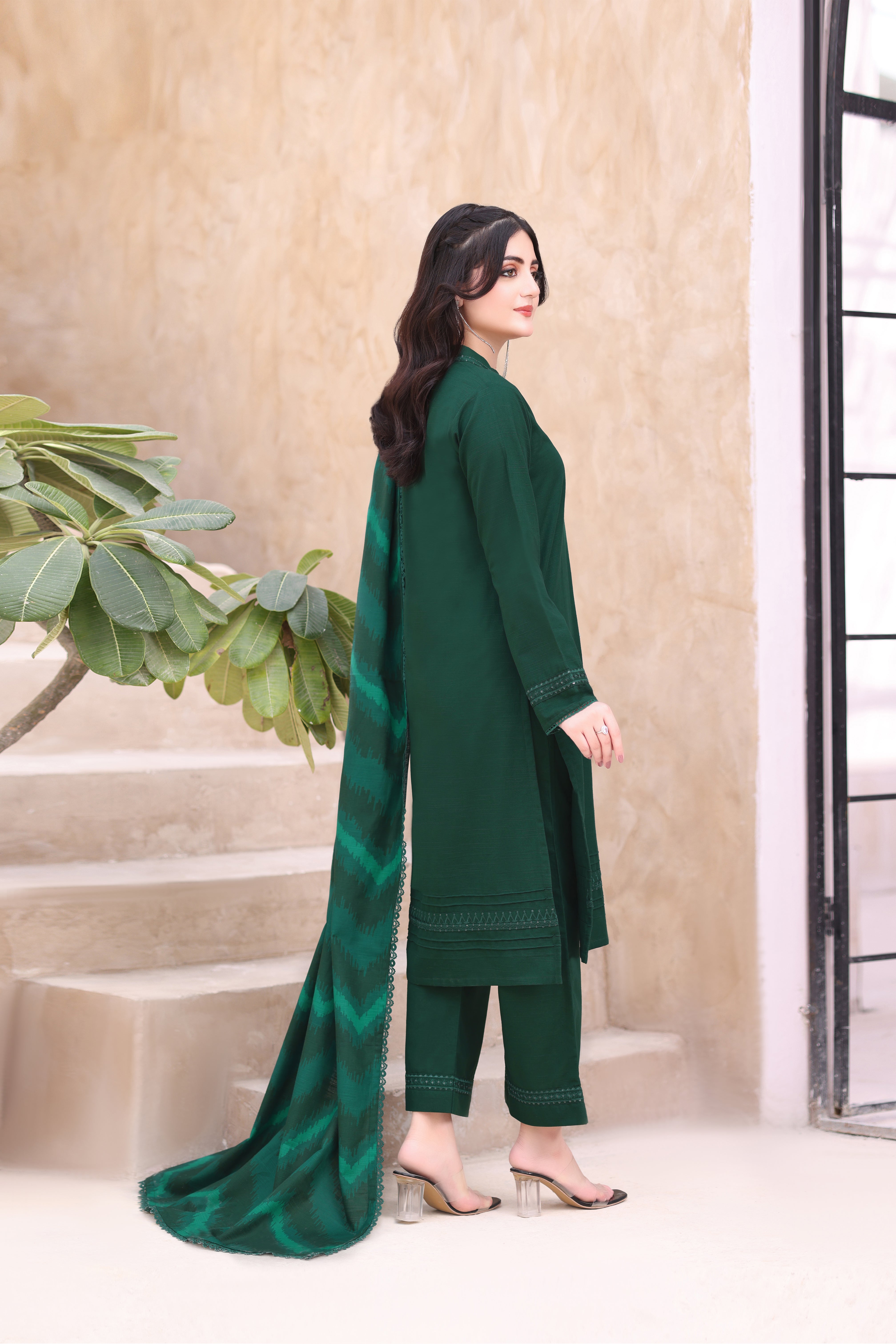 Dazzle Khaddar 3PC Dress