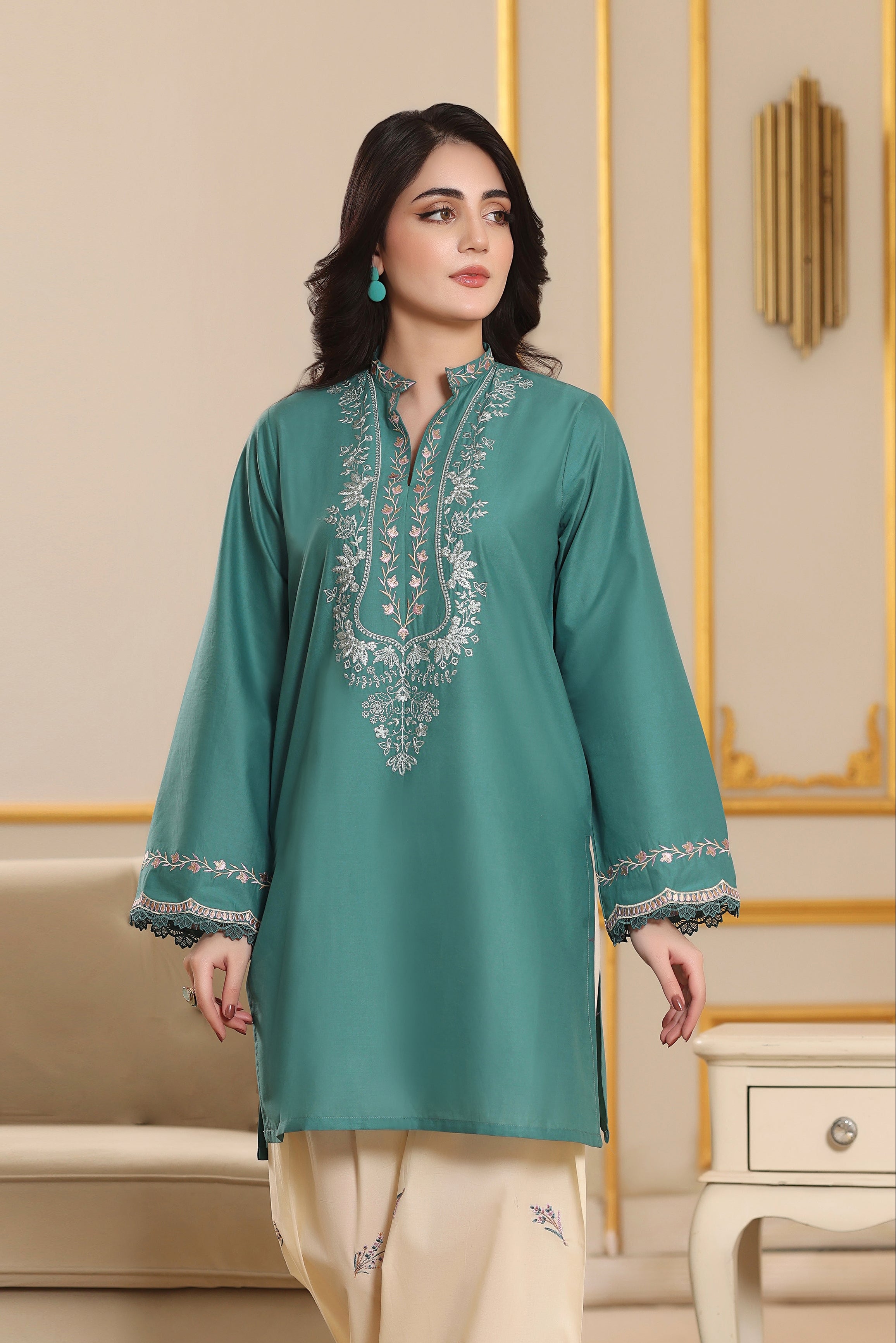 Dew Embroidered 3PC Lawn Dress