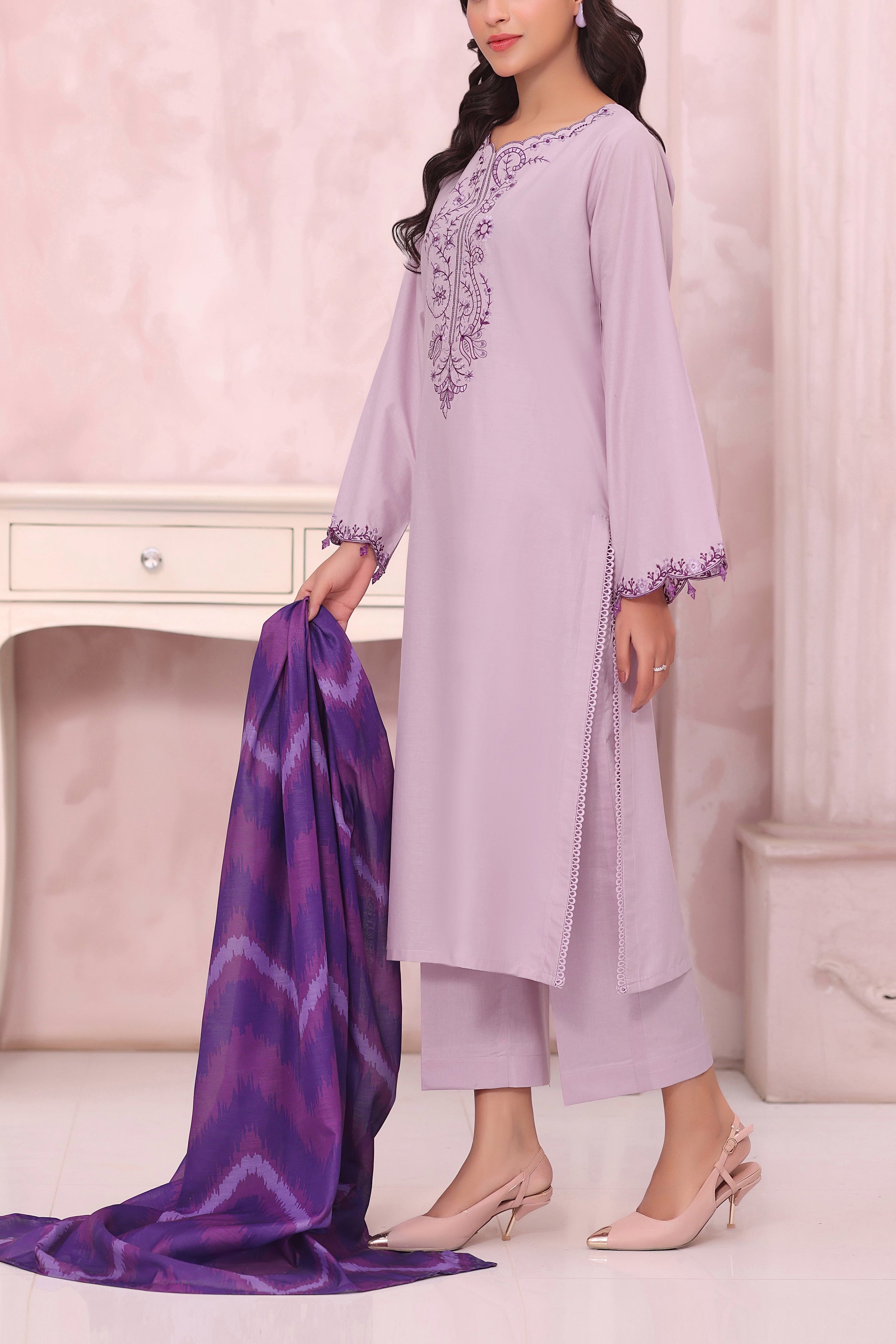 Fairy Dust Schiffli 3PC Lawn Dress