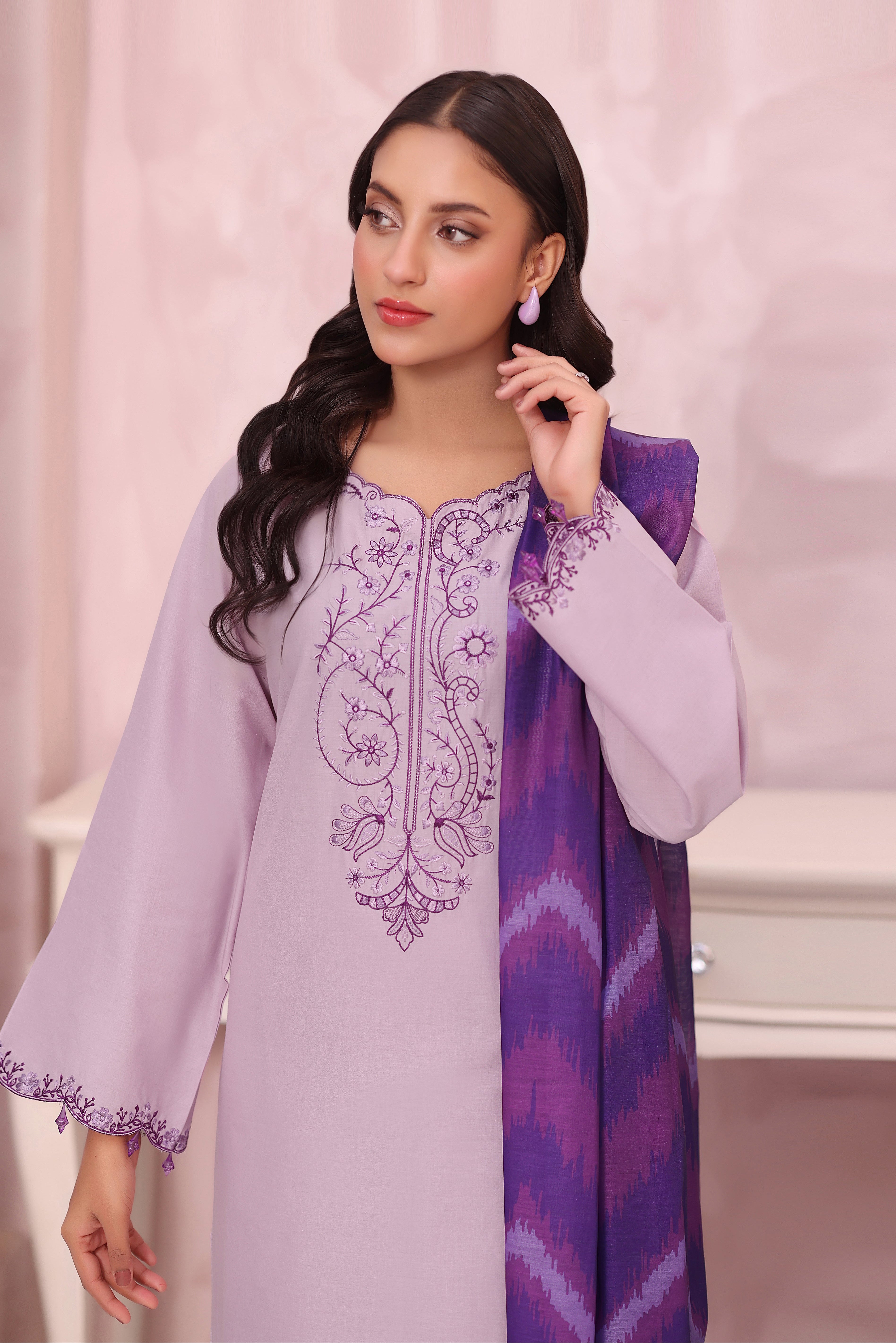 Fairy Dust Schiffli 3PC Lawn Dress