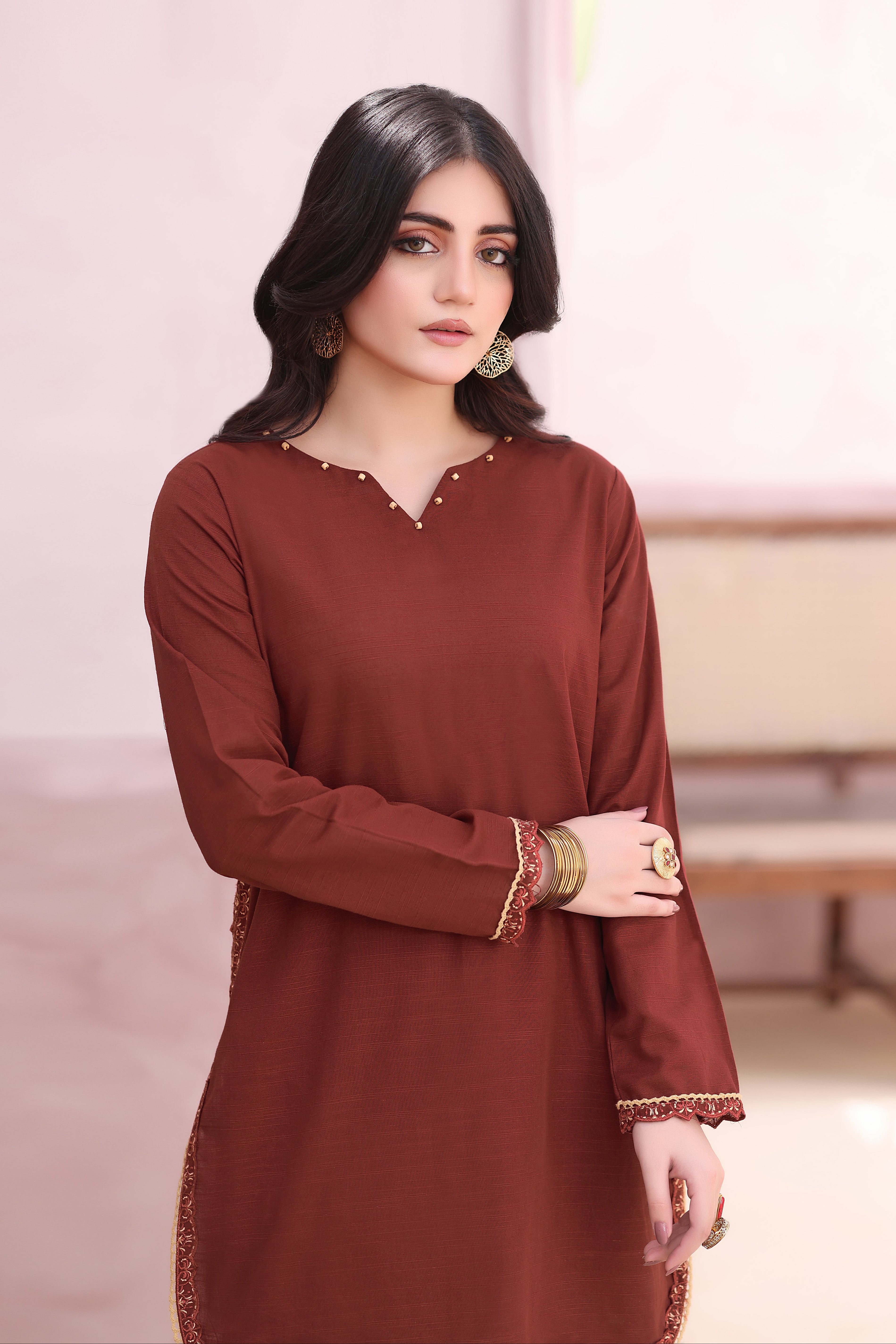 Garnet Khaddar 2PC Dress