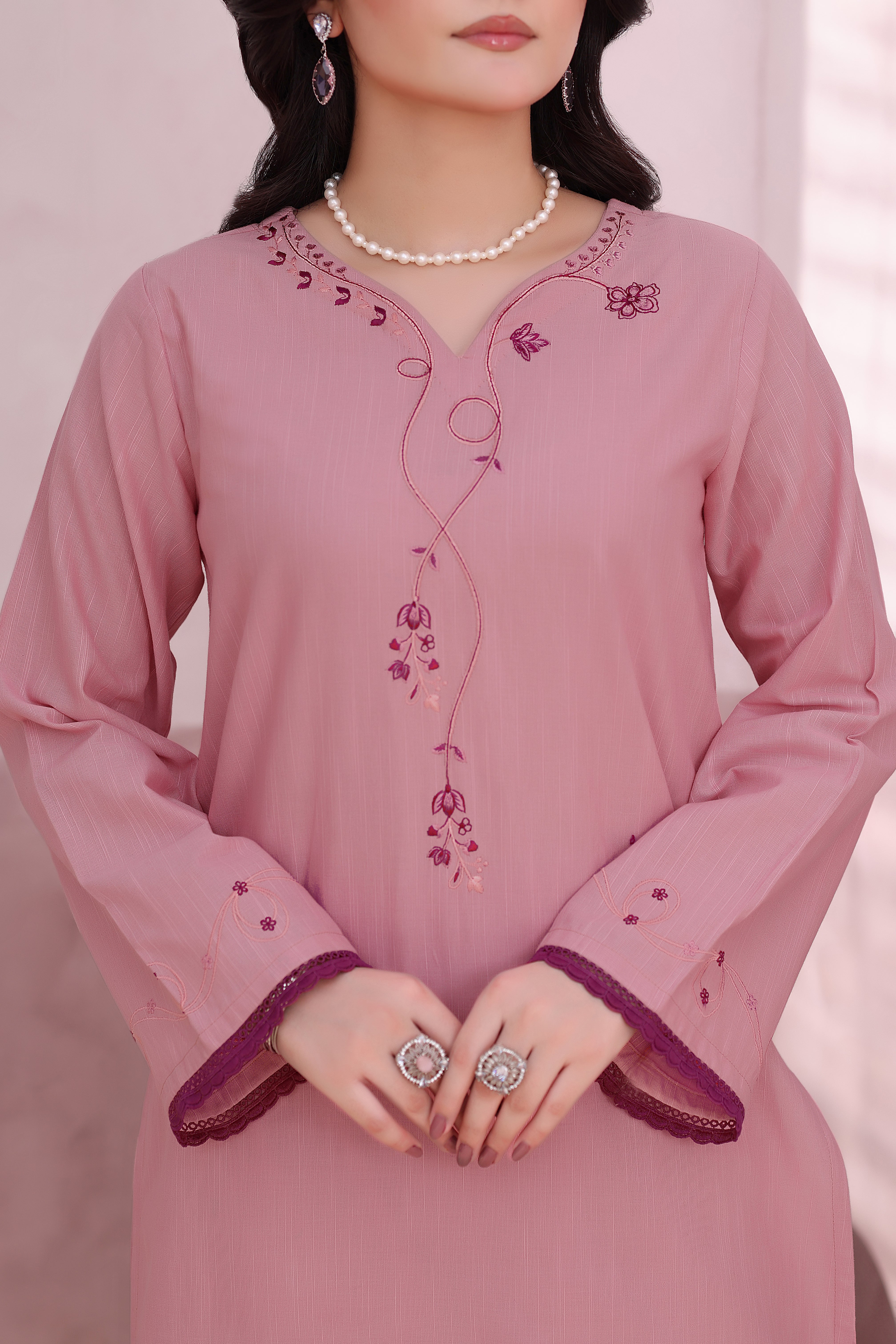 Glow Khaddar 3PC Dress