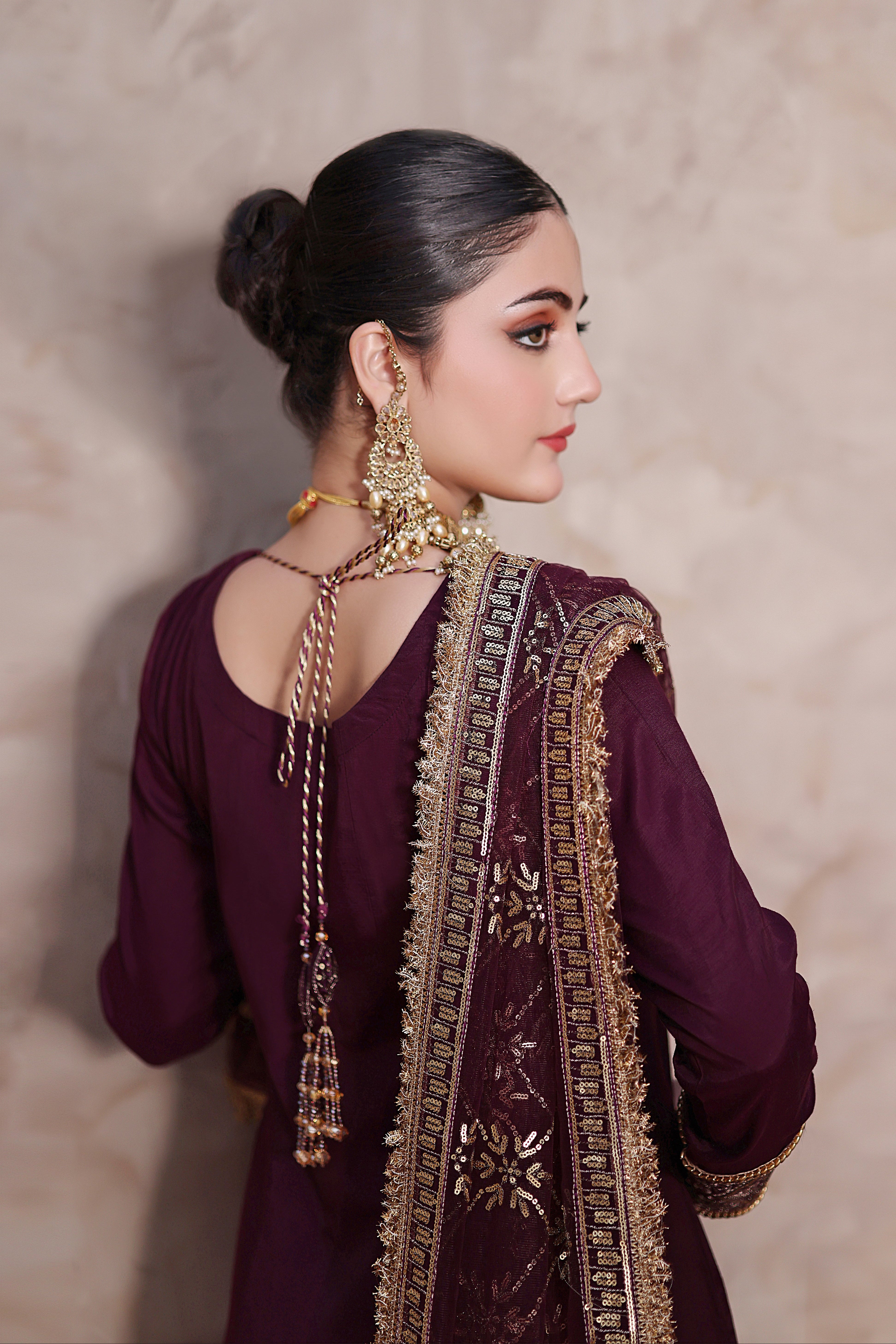 Mi Raqsam RawSilk 3PC Formal Dress