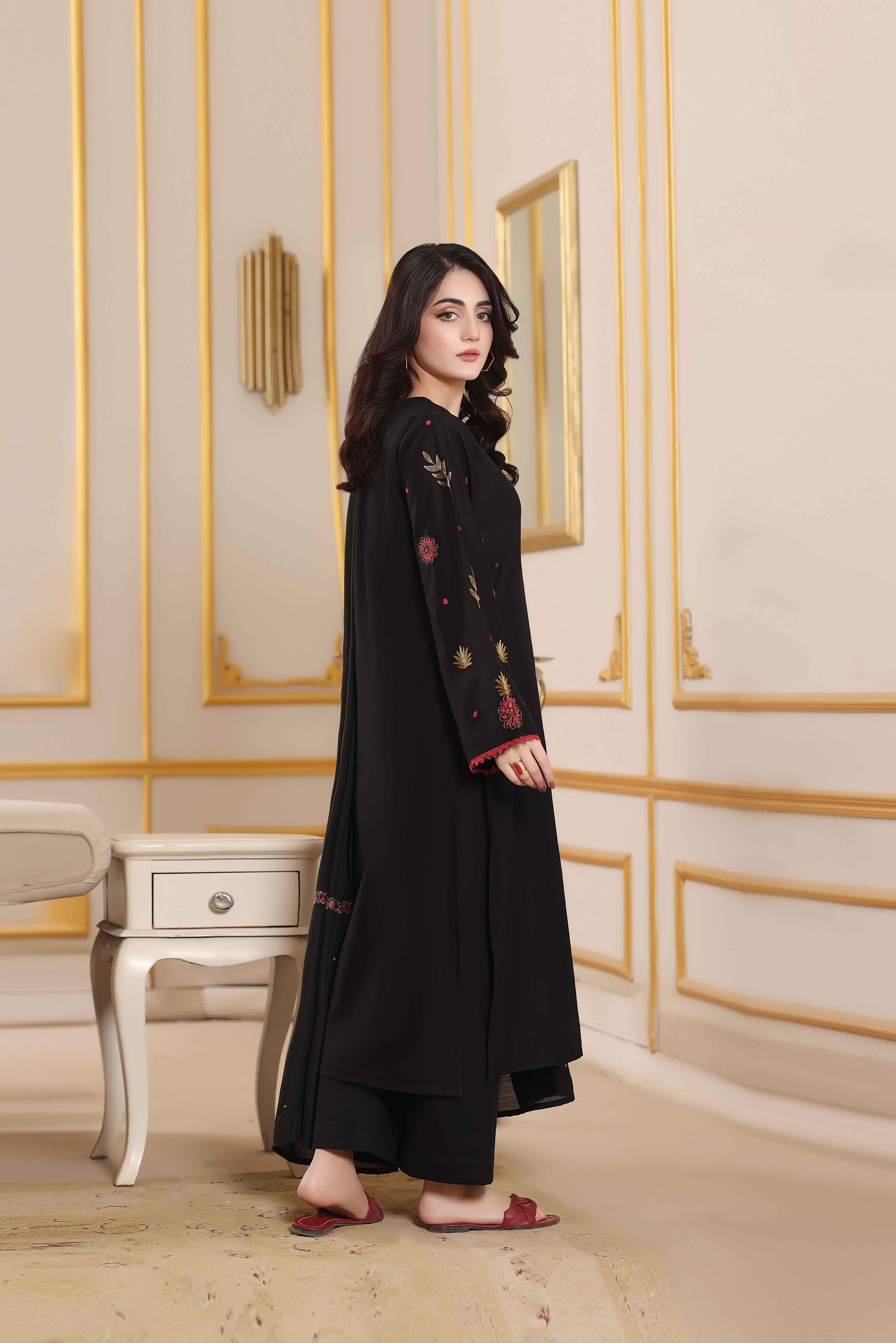 Moon Embroidered 3PC Lawn Dress