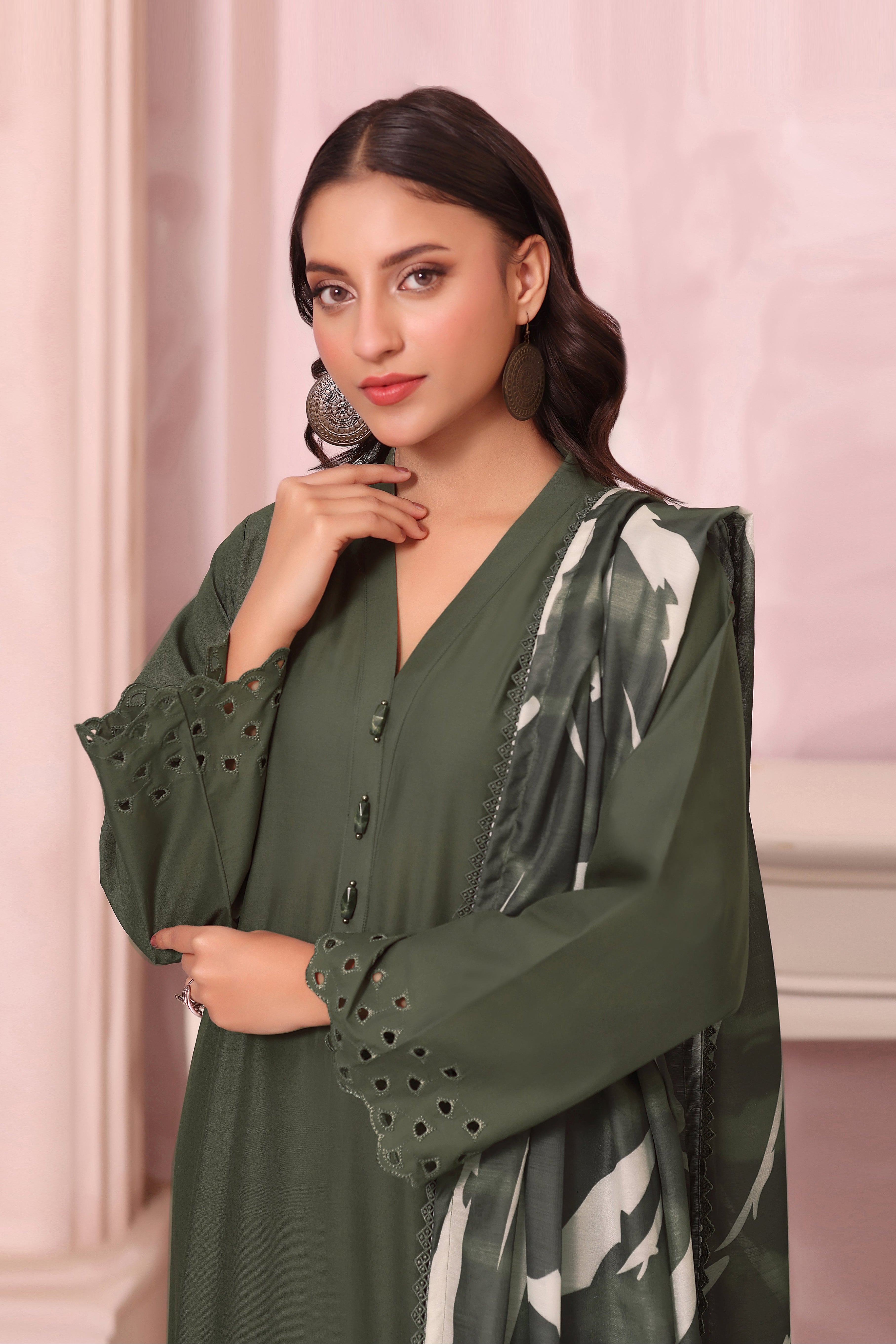 Muffin Embroidered 3PC Lawn Dress