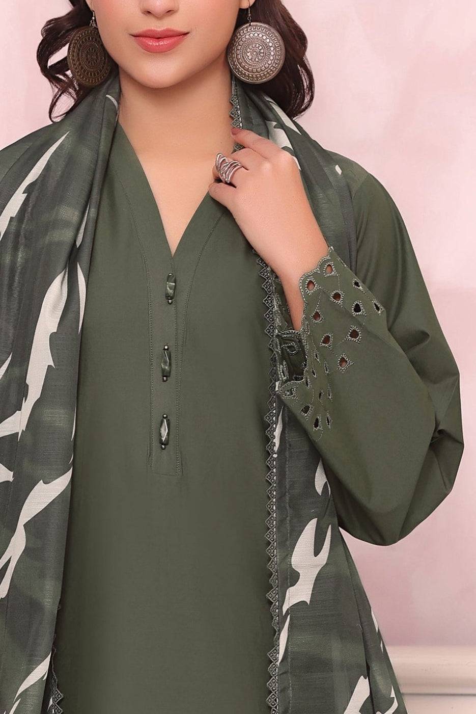 Muffin Embroidered 3PC Lawn Dress