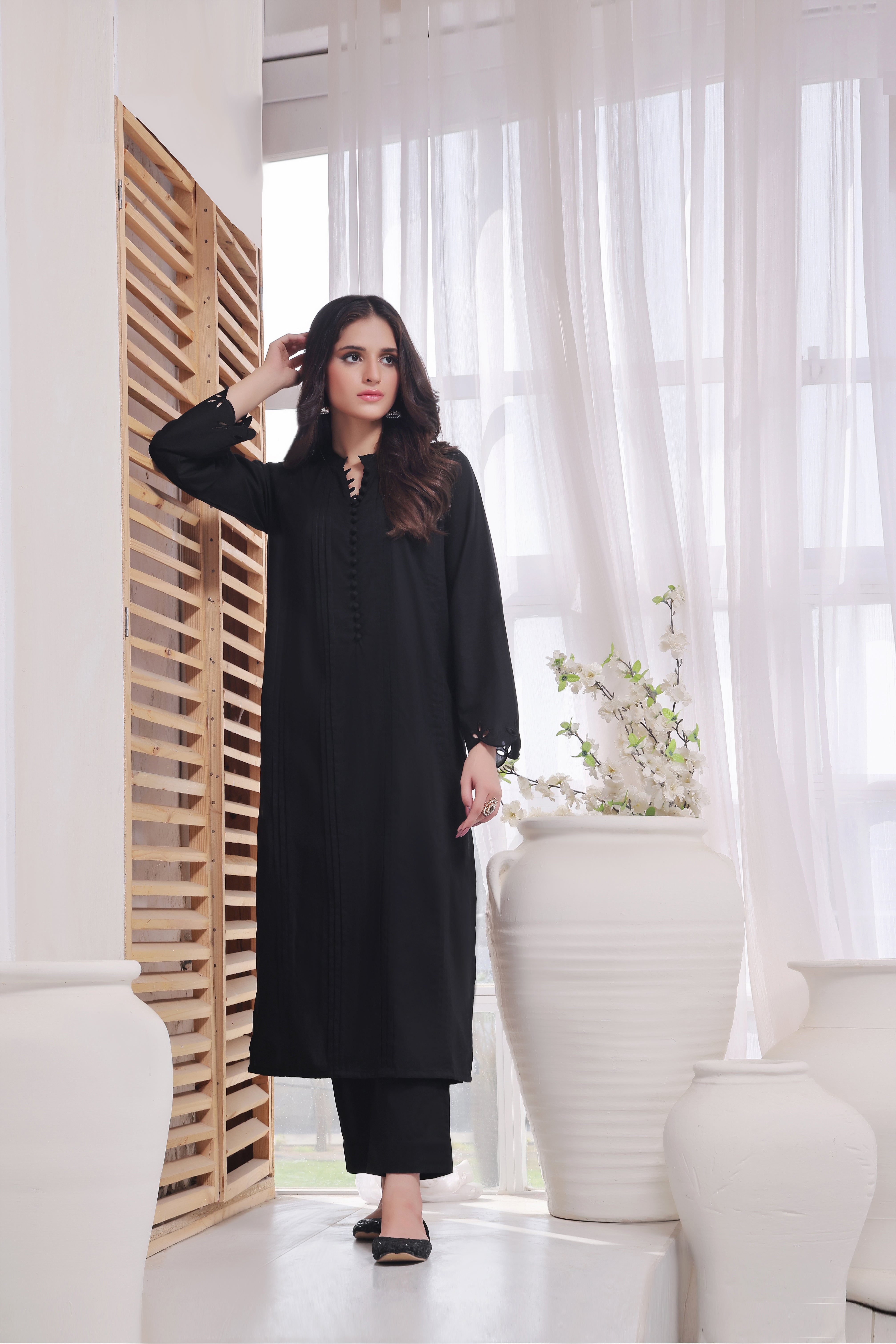 Raven Embroidered Lawn 2PC Dress
