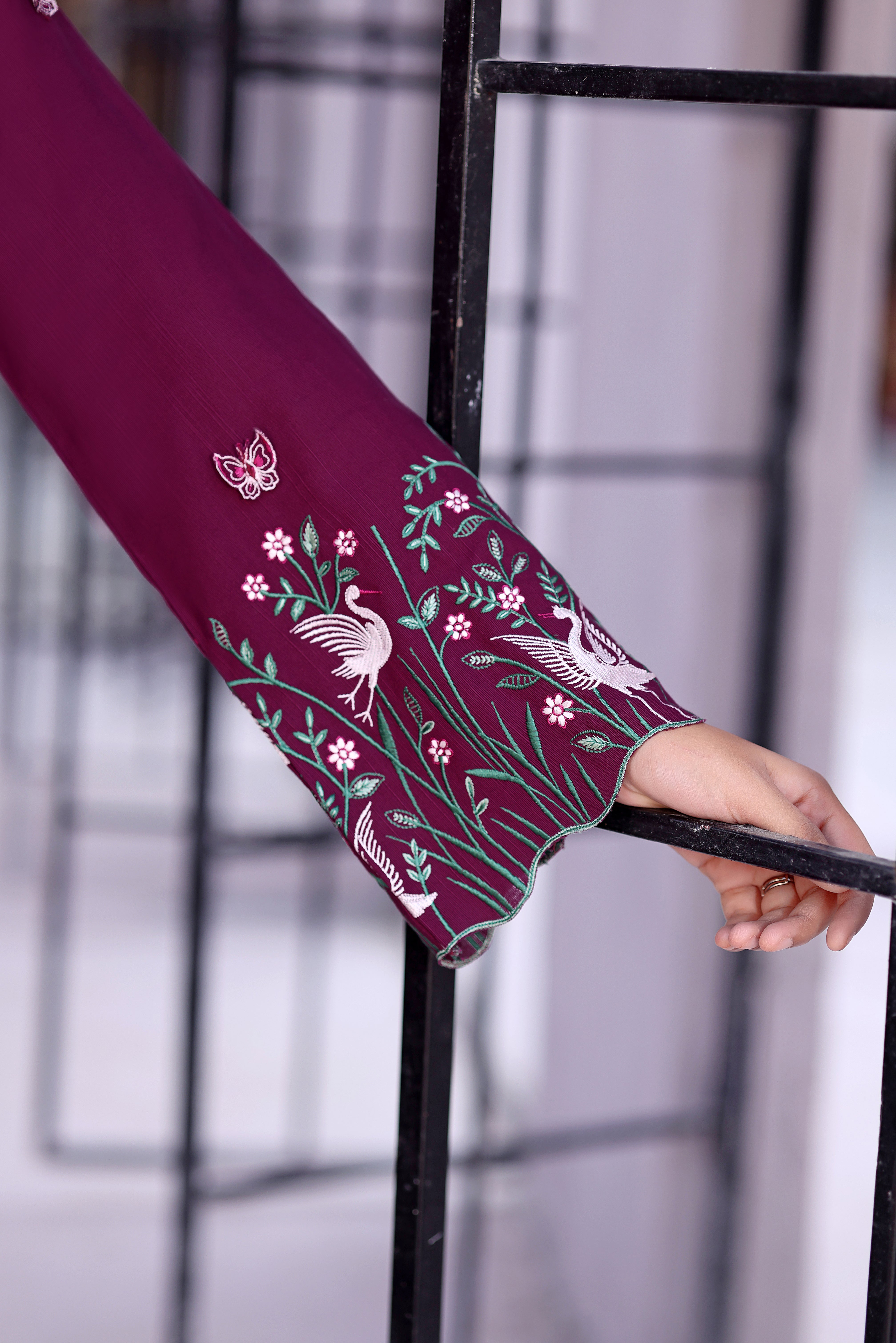 Slay khaddar Embroidered 2PC Dress