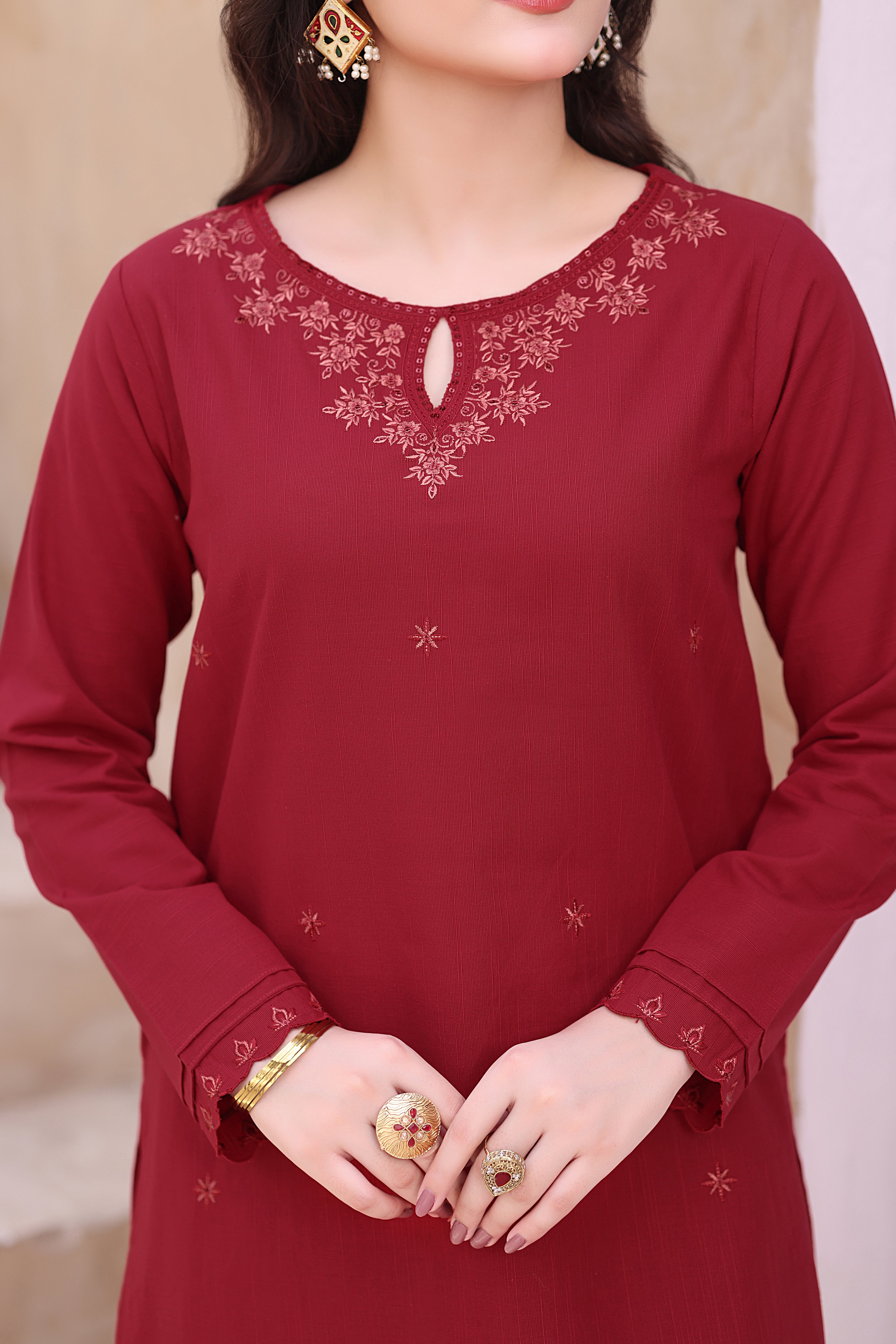 Sparkle Khaddar 3PC Dress